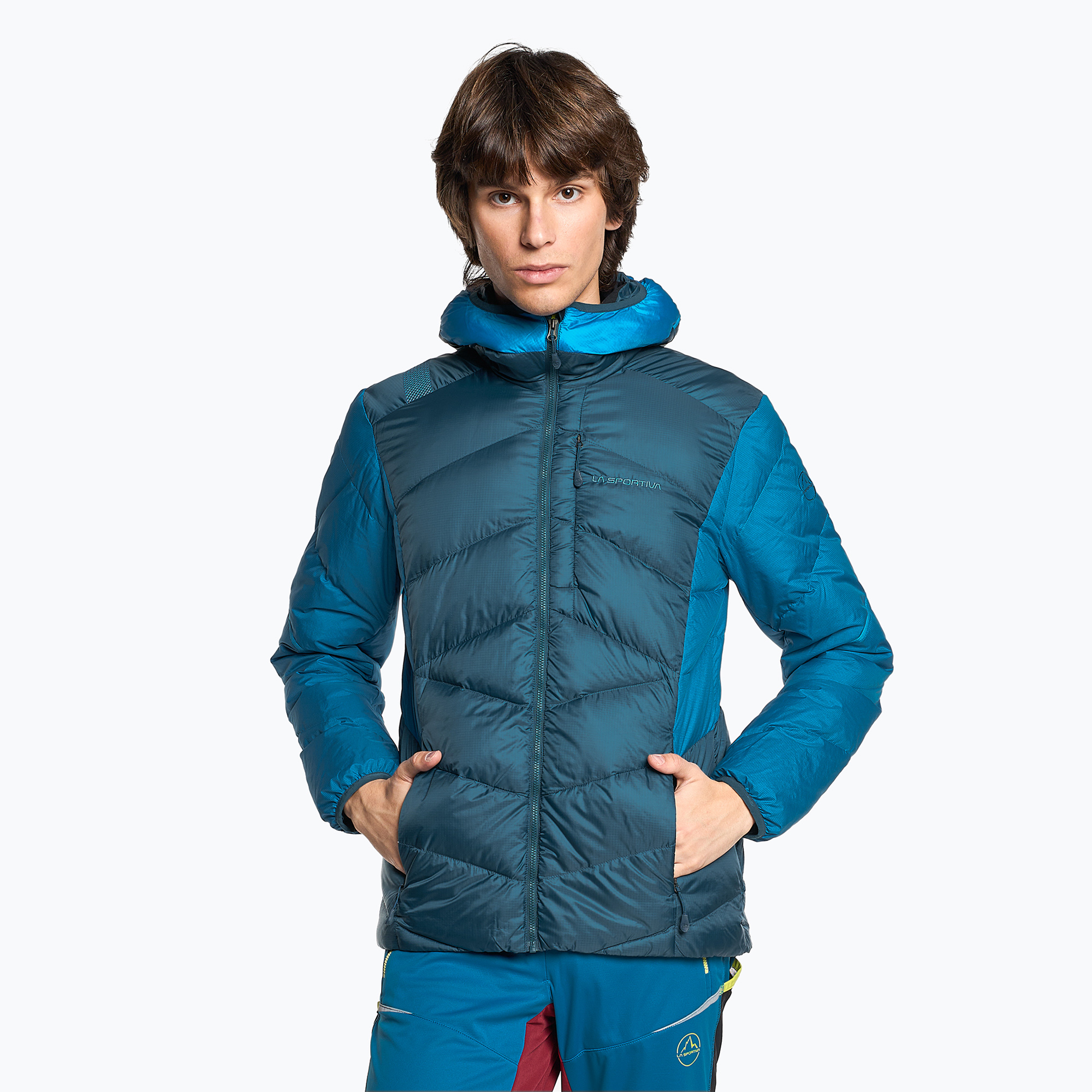 Men's La Sportiva Bivouac Down jacket storm blue/electric blue (S)