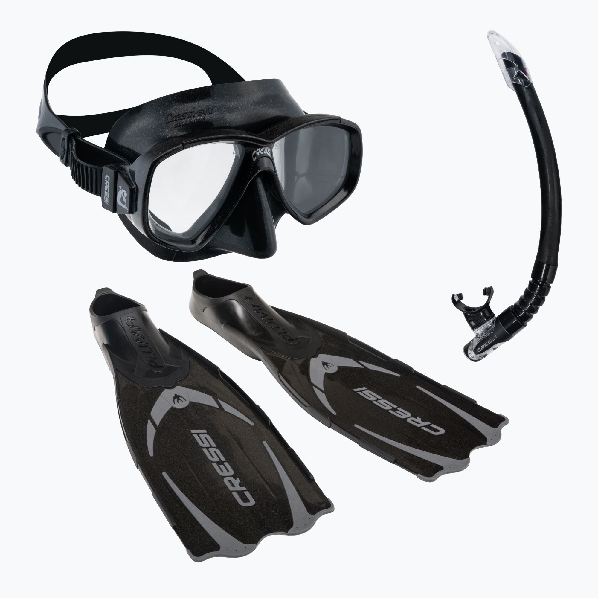 Cressi Pluma Dive Kit Black CA179535 (41-42 EU)