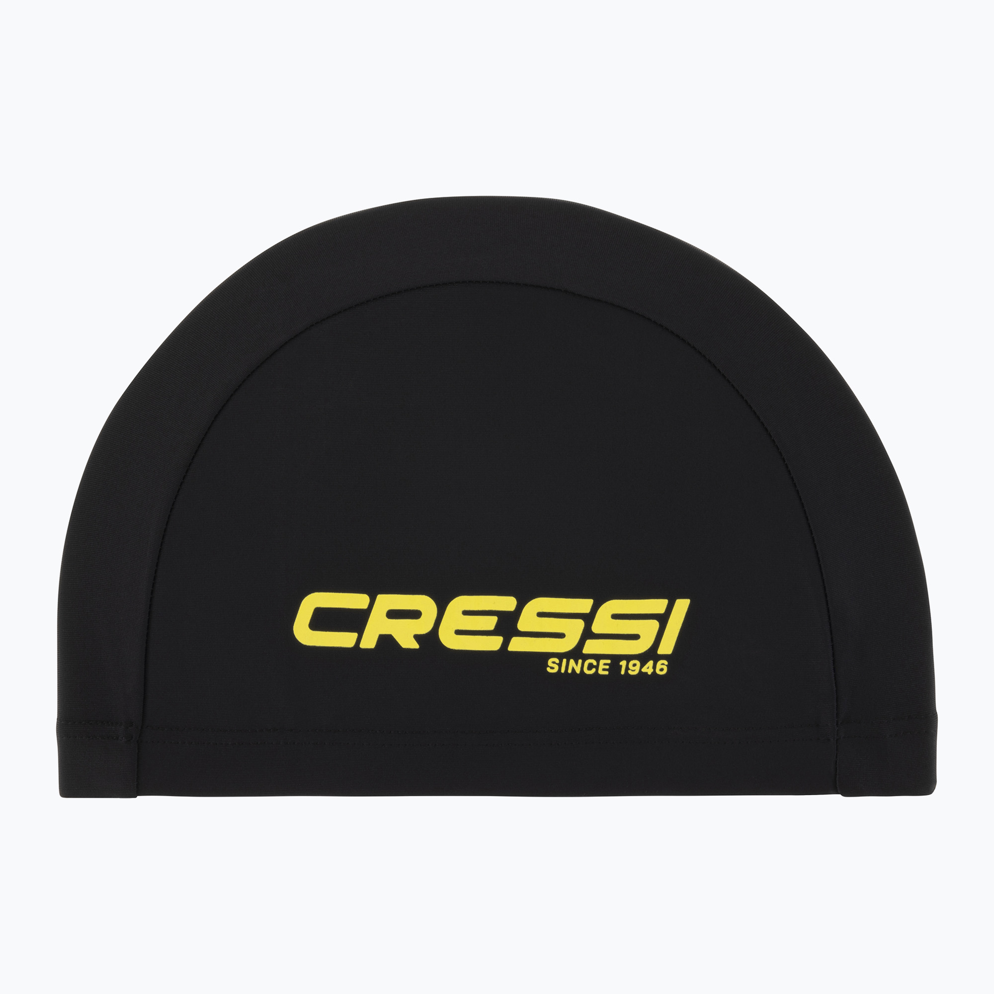 Cressi Tago black/yellow swimming cap