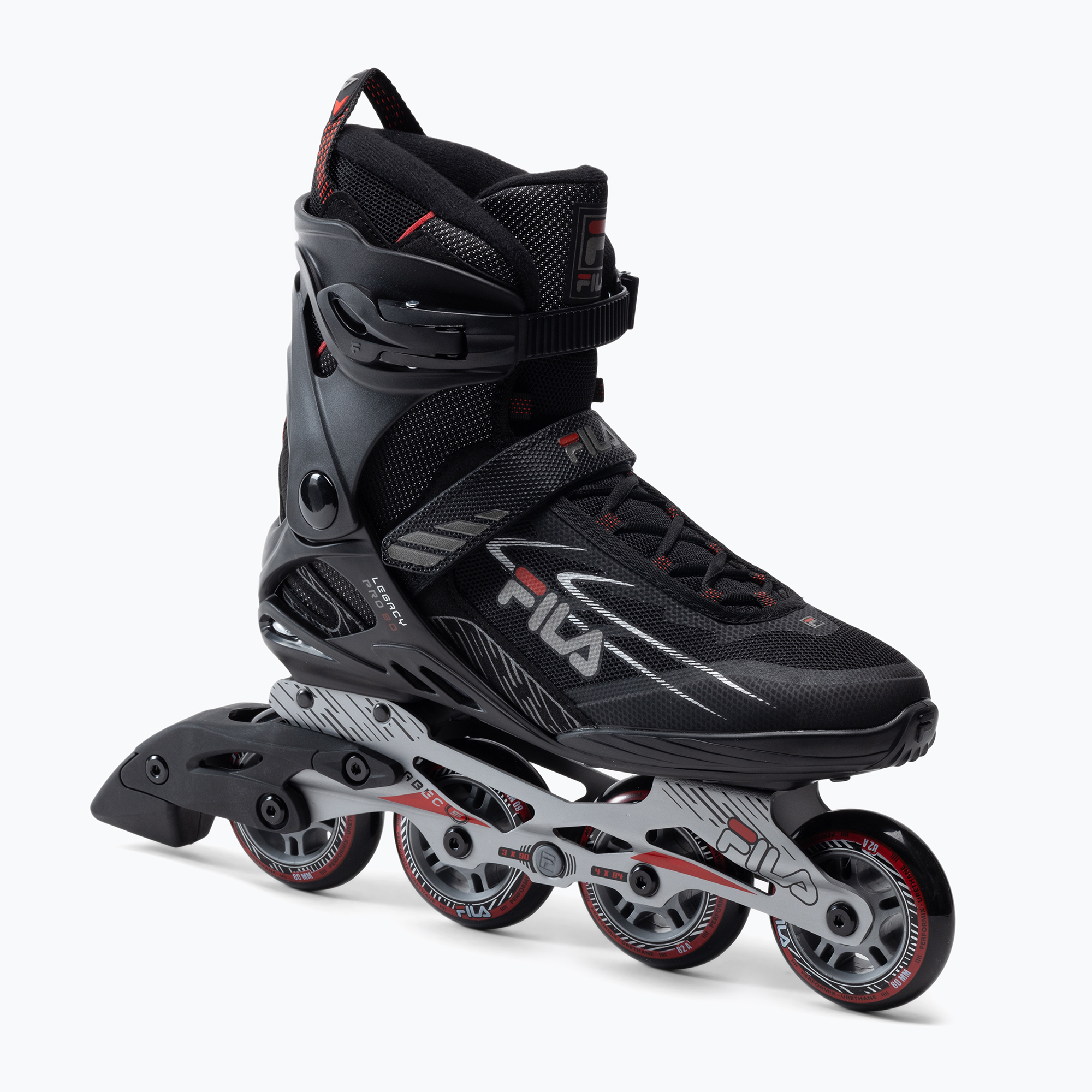 Men's rollerblades FILA Legacy Pro 80 black/red (45.5 EU)