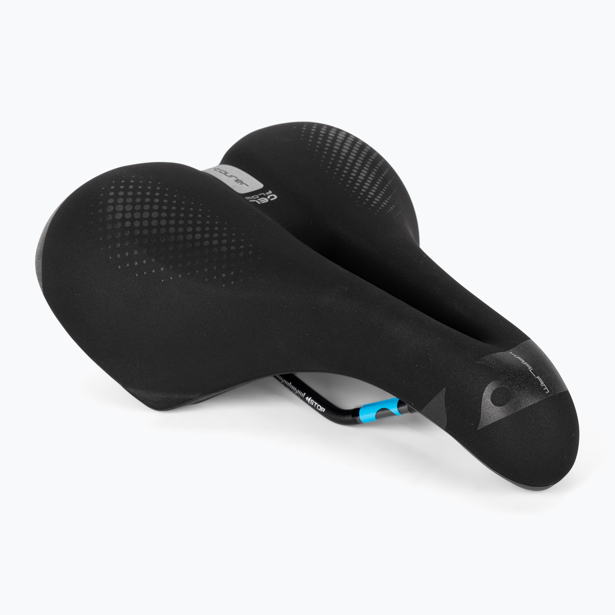 Sportourer Kaalam Gel Flow black bicycle saddle
