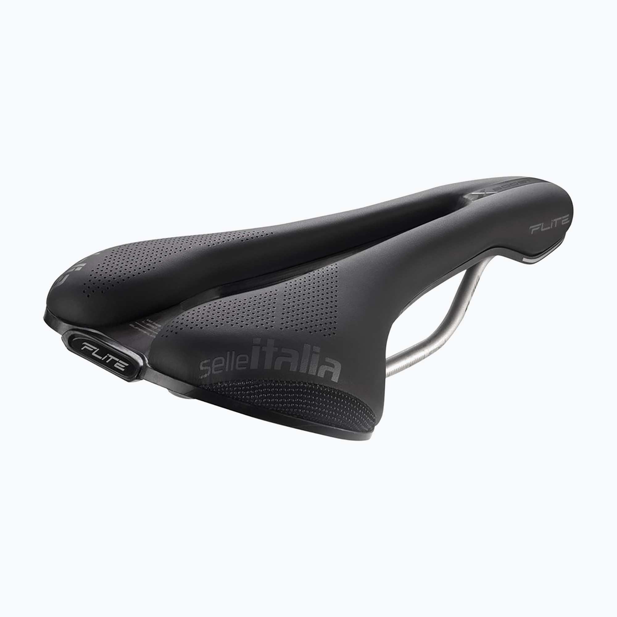 Selle Italia Flite Boost X-Cross Superflow bicycle saddle, Fibra-Tek, Light Gel black (L3)
