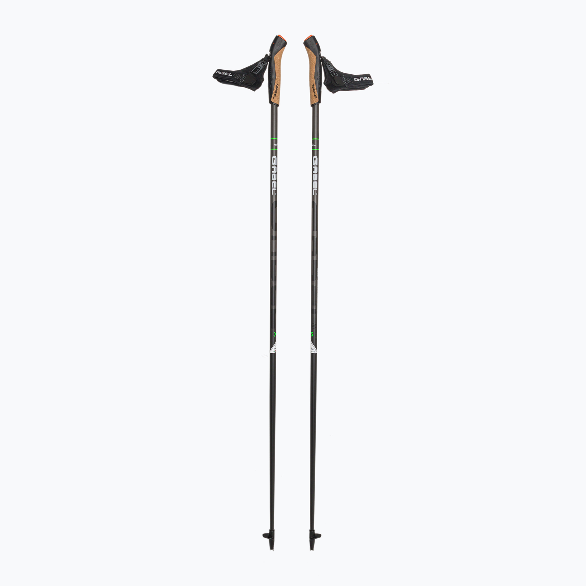 Nordic walking poles GABEL X-5 black 7009351141100 (120 cm)