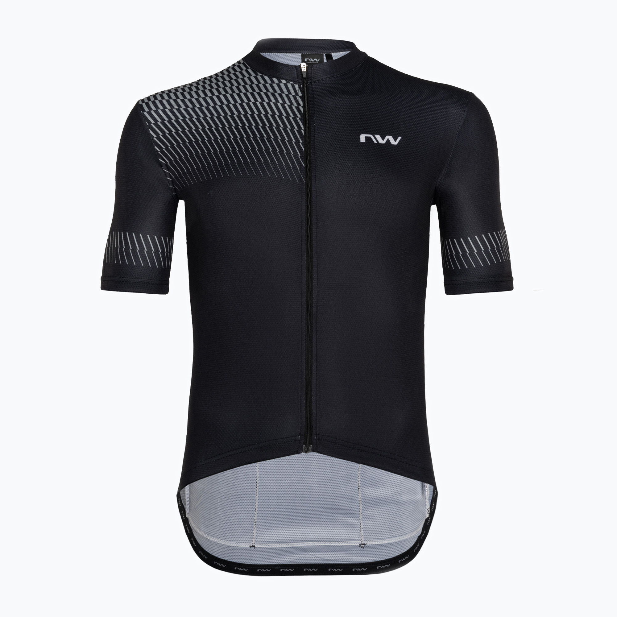 Northwave Origin 07 men's cycling jersey black/grey 89221017 (M)