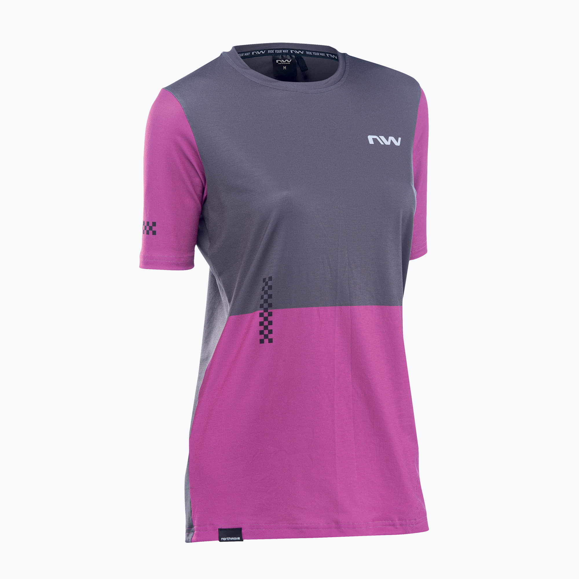 Northwave women's cycling jersey Xtrail 2 grey-pink 89221047 (XS)