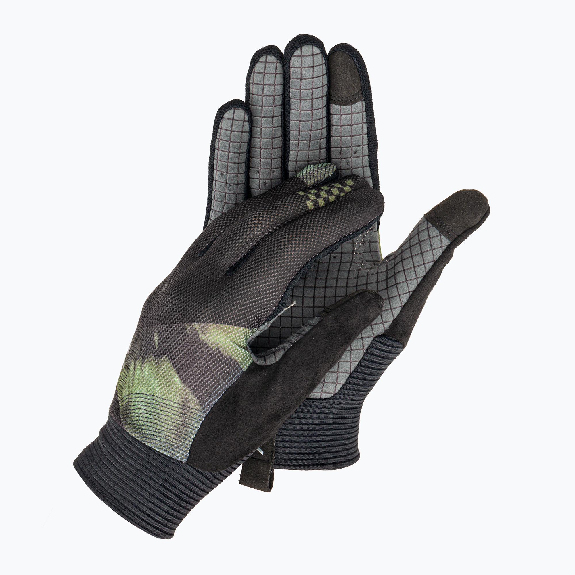 Women's cycling gloves Northwave Air LF black-green C89202330 (M)