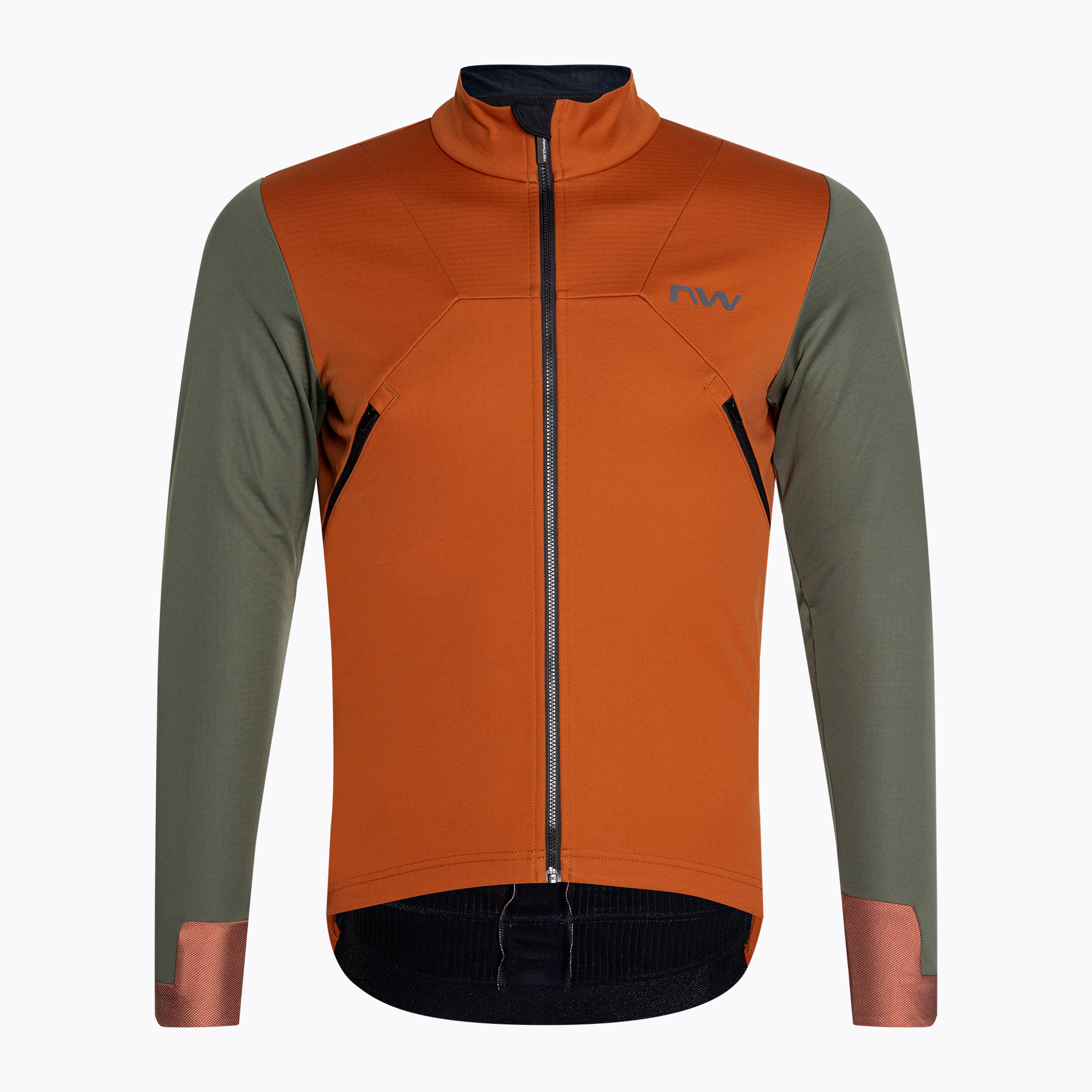 Northwave Extreme 2 men's cycling jacket cinnamon / forest green (L)