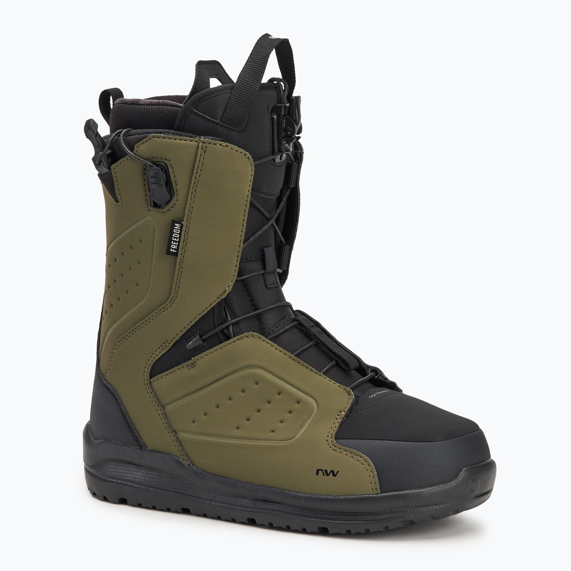 Men's snowboard boots Northwave Freedom green forest (43.5 EU)