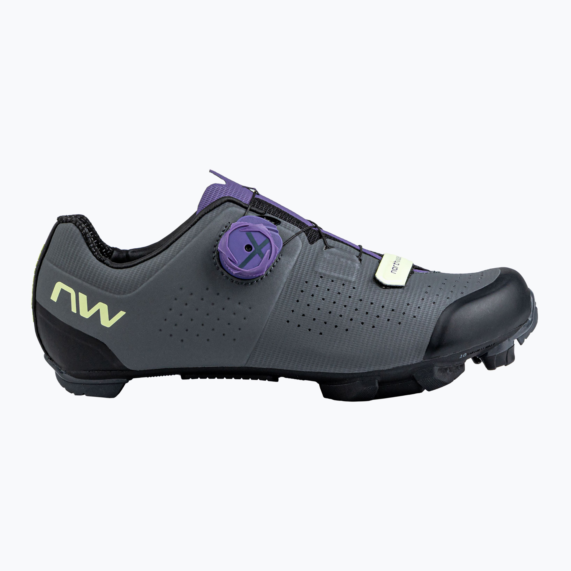 Women's MTB cycling shoes Northwave Razer dark grey/dark purple (41.5 EU)