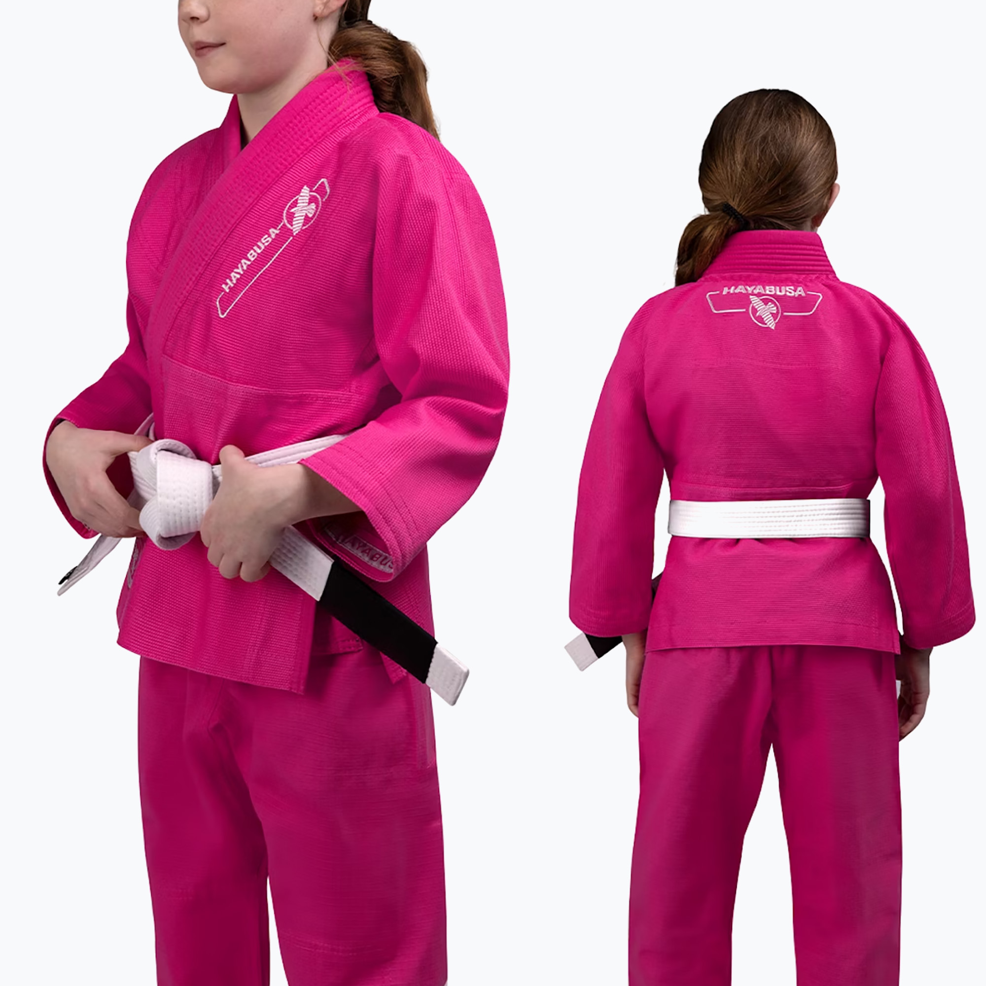 GI for children's Brazilian jiu-jitsu Hayabusa Essential pink (Y4)