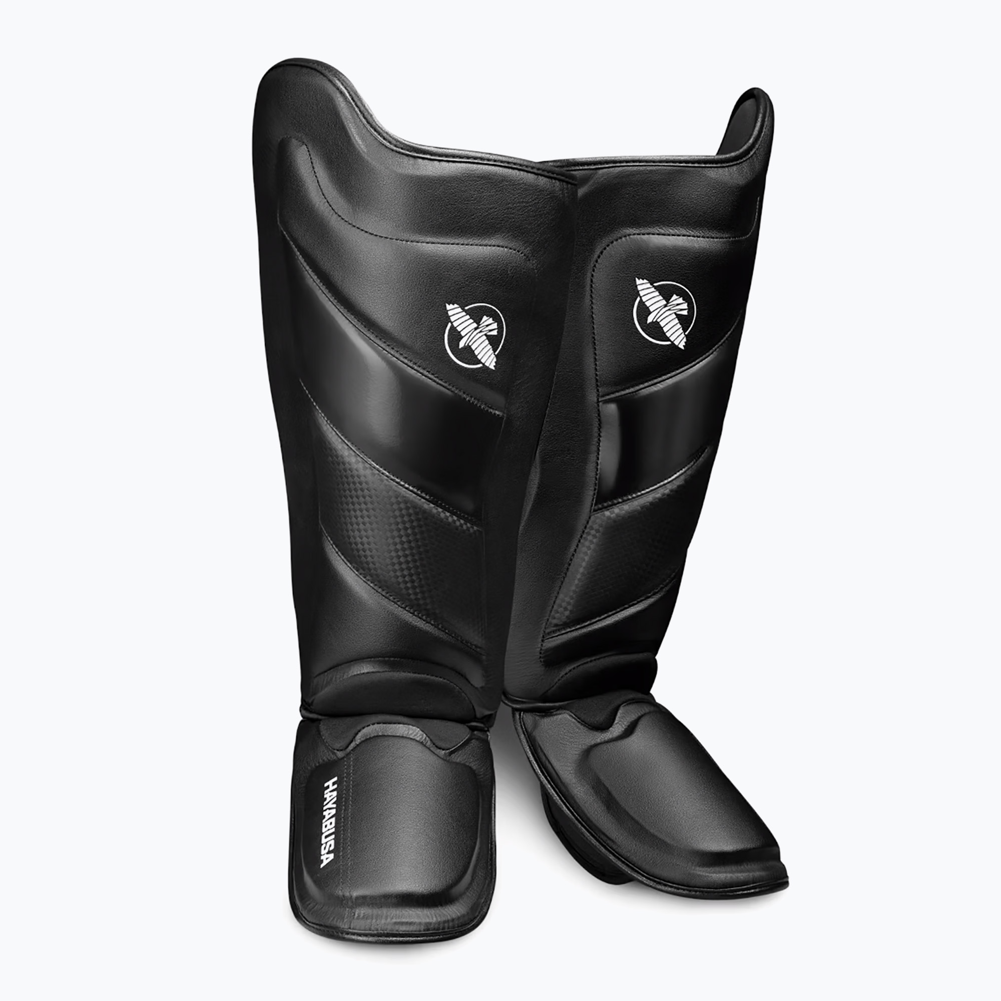 Hayabusa T3 Striking Shin Guards tibia and foot protectors black (XL)