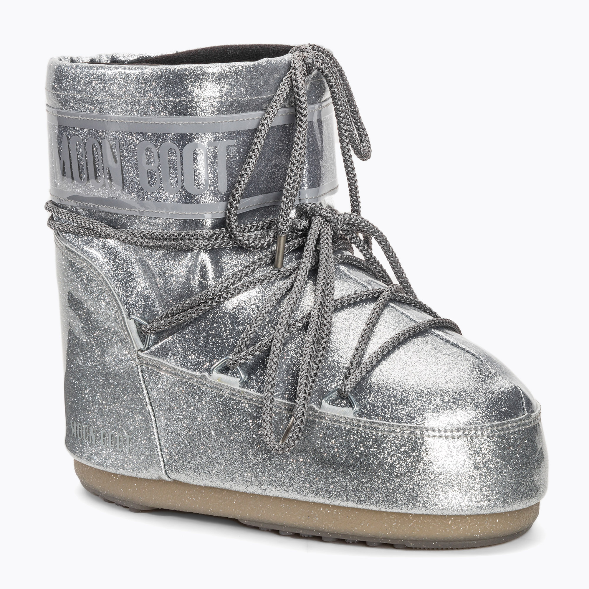 Women's Moon Boot Icon Low Glitter silver (39-41 EU)