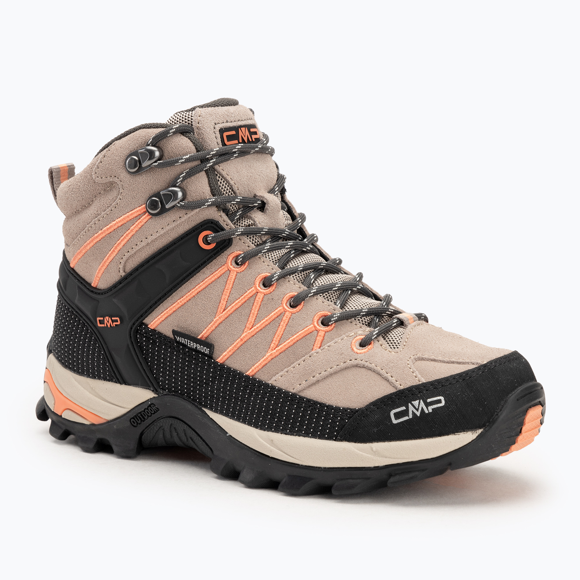CMP women's trekking boots Rigel Mid Wp sabbia/salmone (41 EU)
