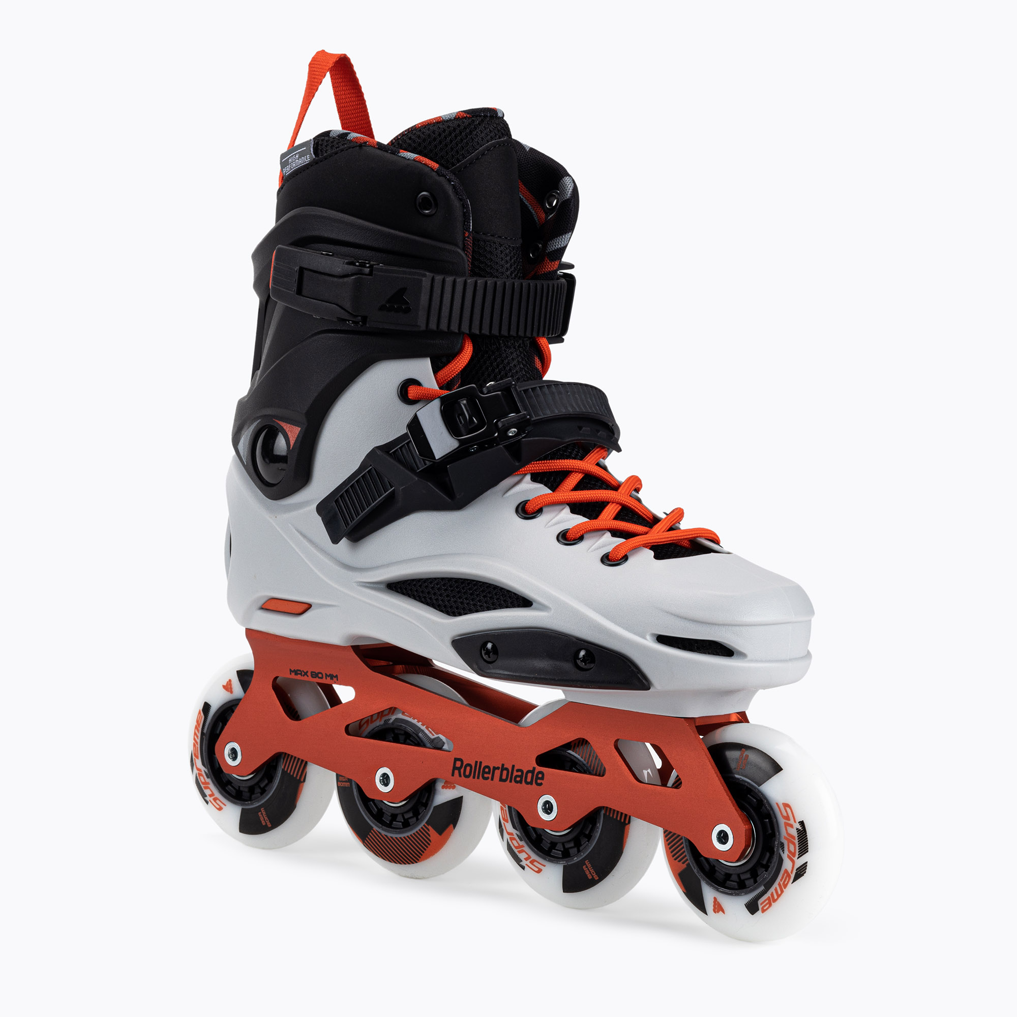 Rollerblade men's RB Pro X grey-red roller skates 07101600 U94 (39 EU)