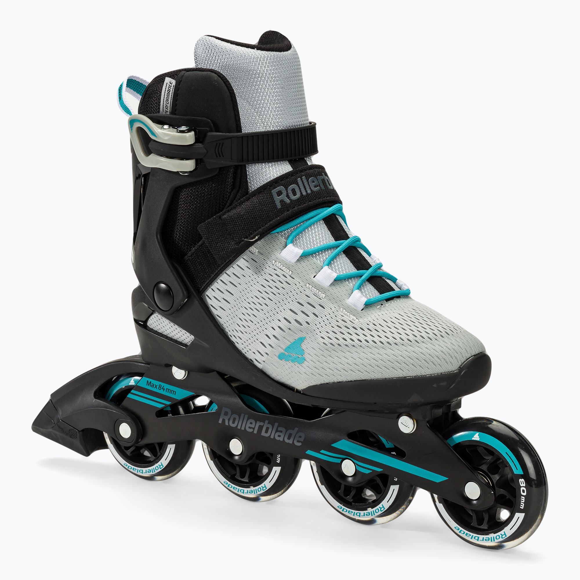 Rollerblade Spark 80 grey/turquoise women's roller skates (38 EU)