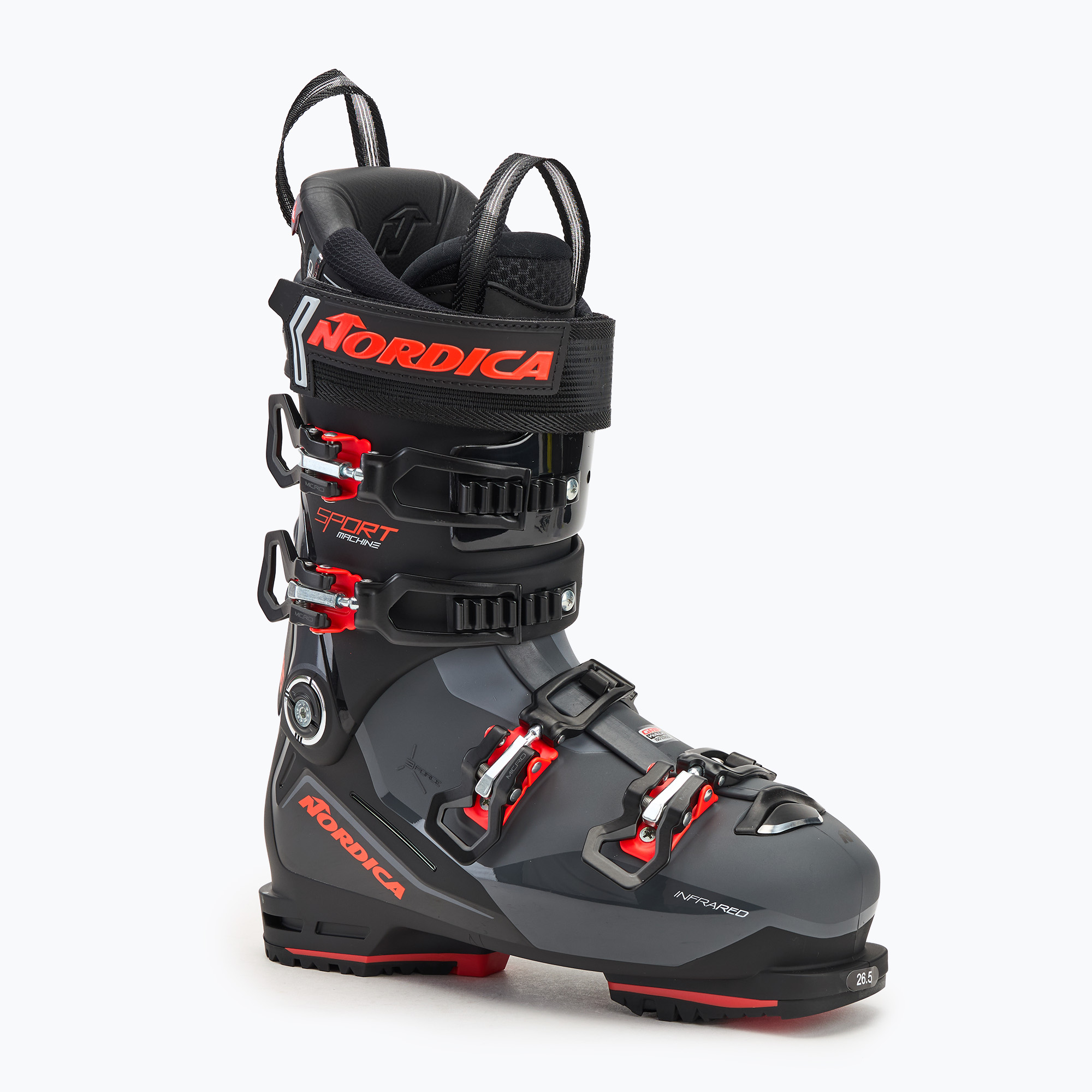 Men's Nordica Sportmachine 3 130 GW ski boots black/anthracite/red (27.5 cm)