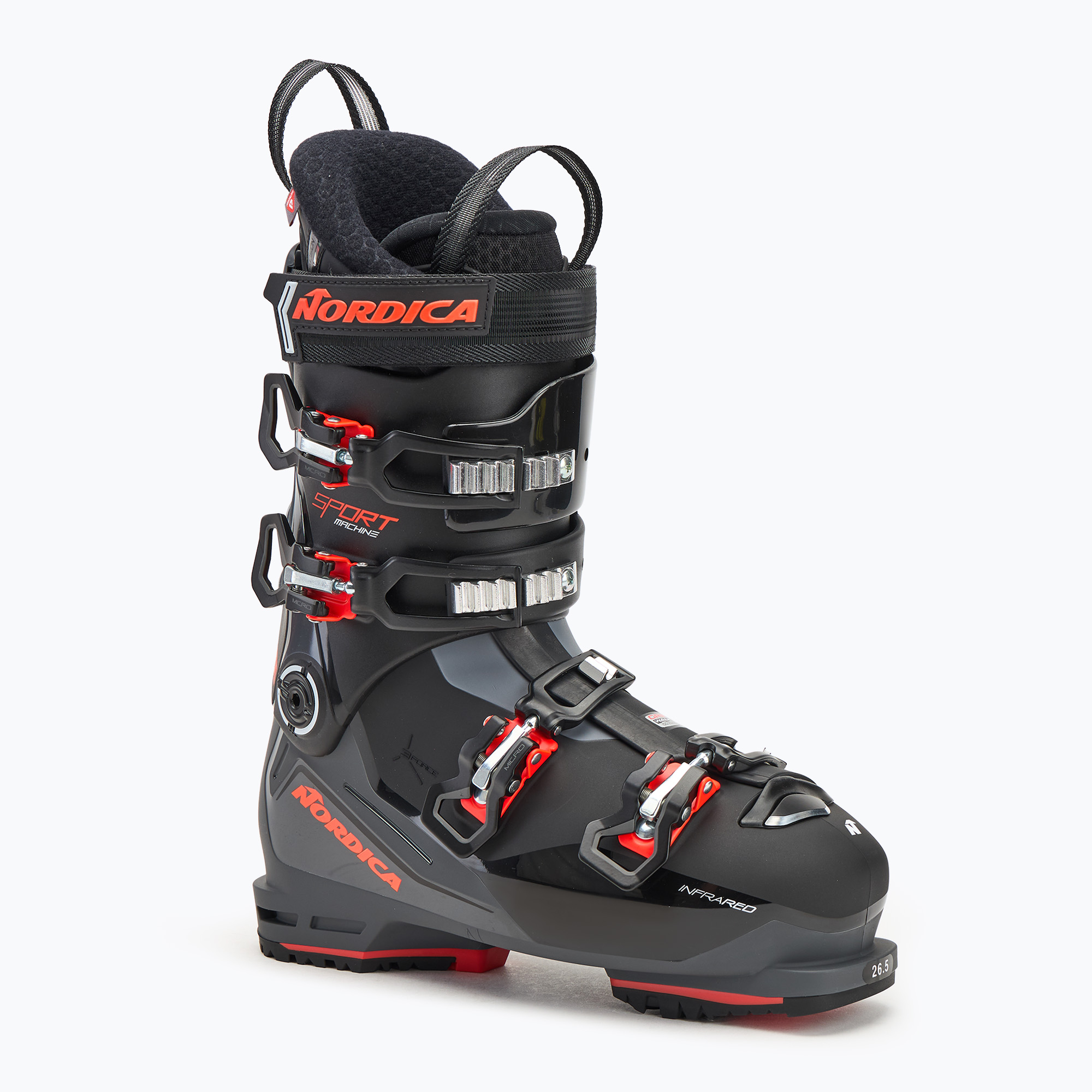 Men's Nordica Sportmachine 3 100 GW ski boots black/grey/red (26.5 cm)