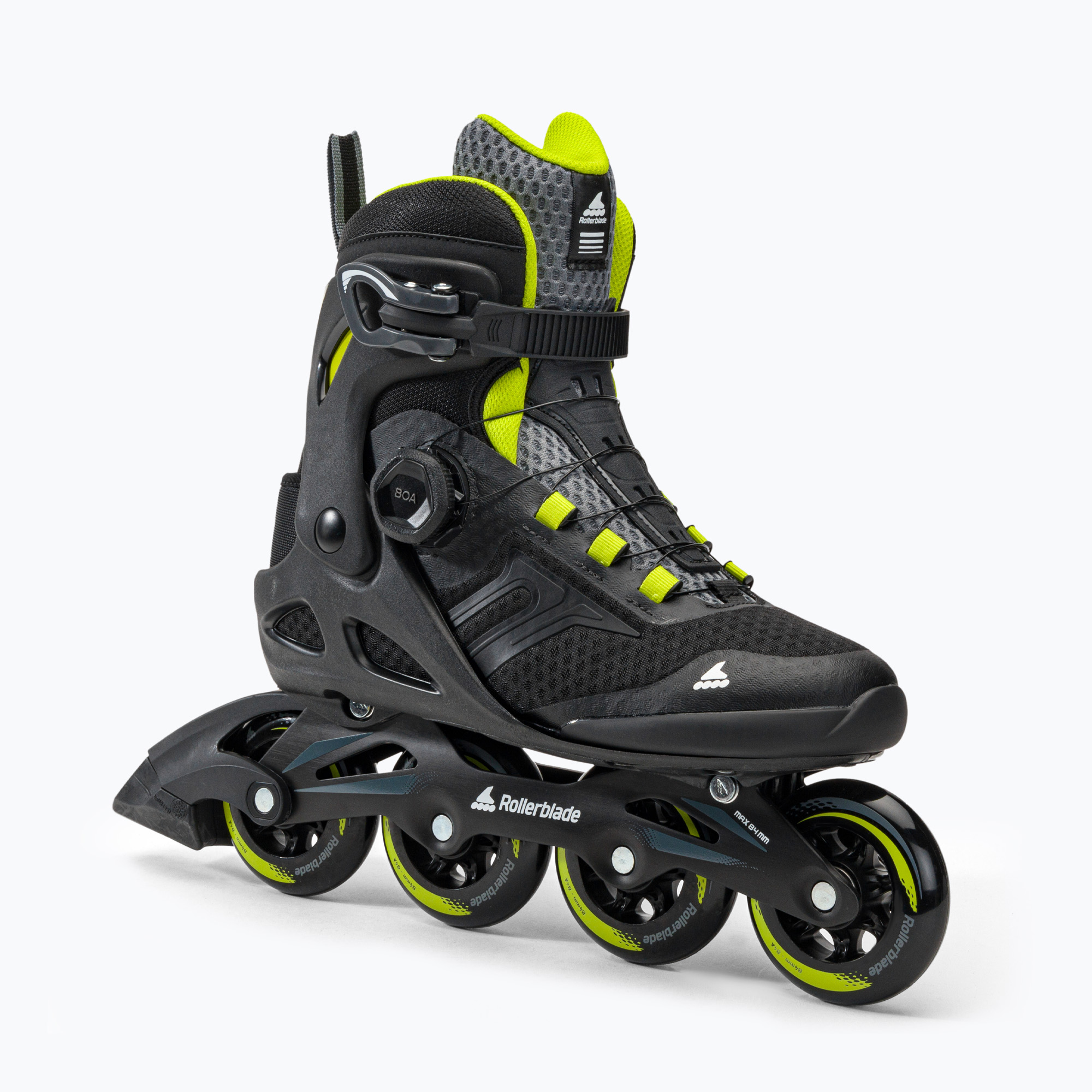 Men's Rollerblade Macroblade 84 BOA roller skates black/green 07370600 (43-44 EU)
