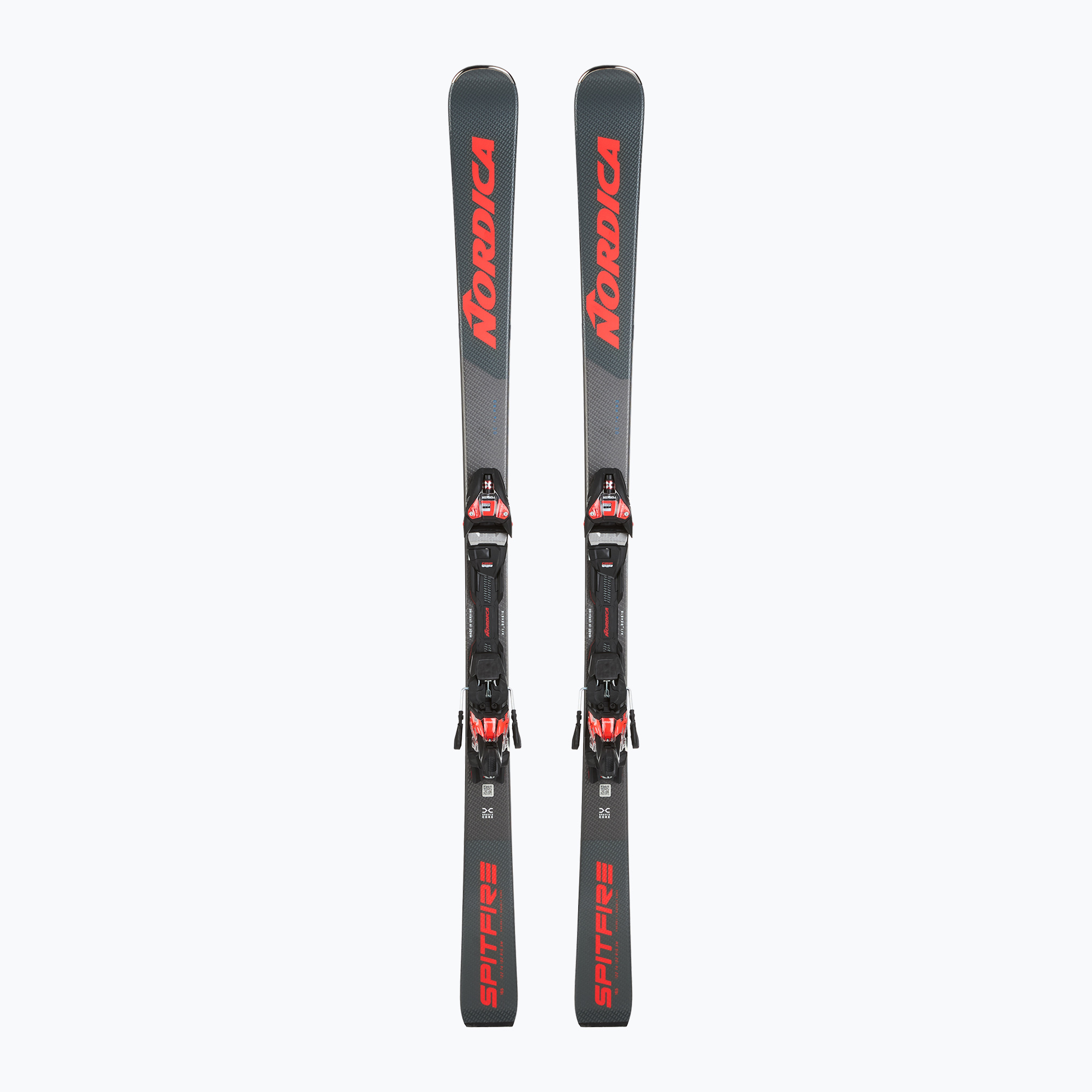 Nordica Spitfire DC 74 Pro FDT downhill ski + Xcell 12 FDT bindings grey/red (170 cm)