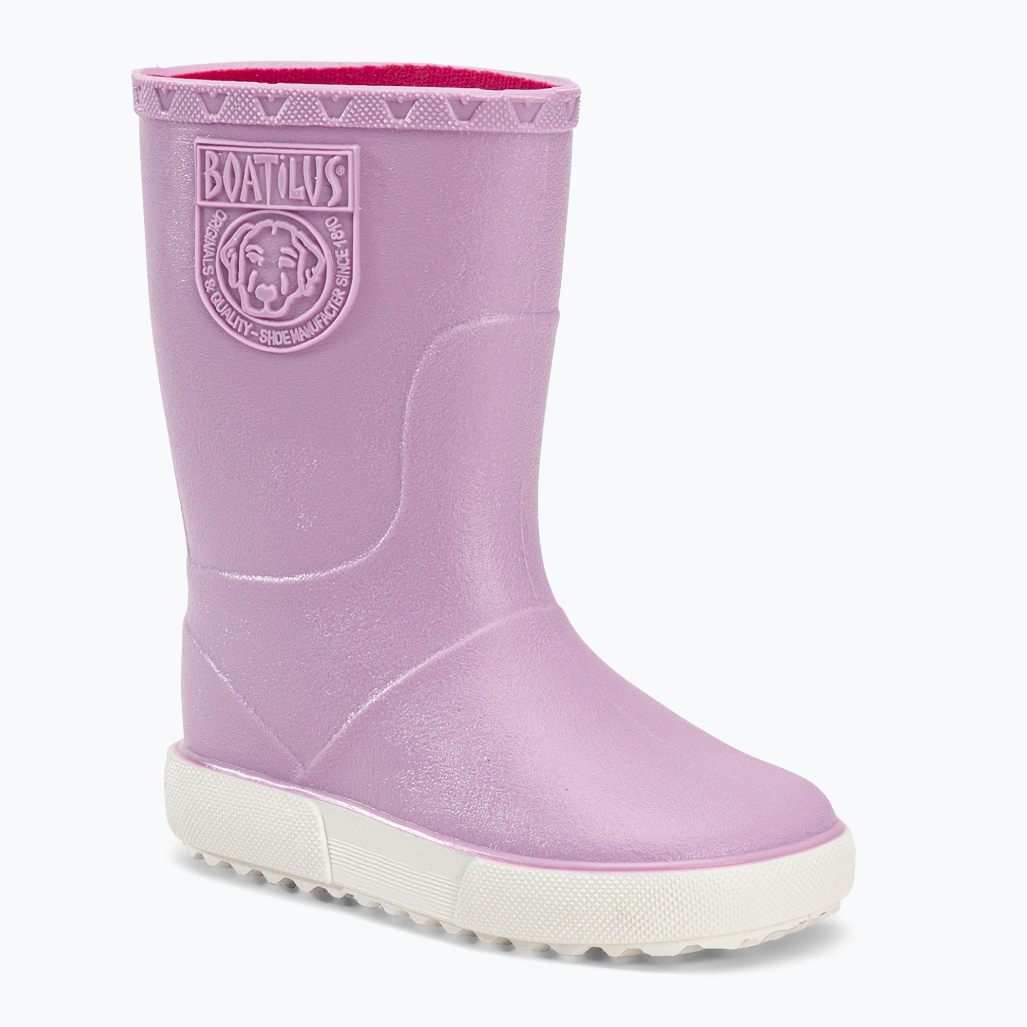 BOATILUS Nautic Kids' Calf Boots in purple BO-NAUTIC-VAR.11-KD (25 EU)