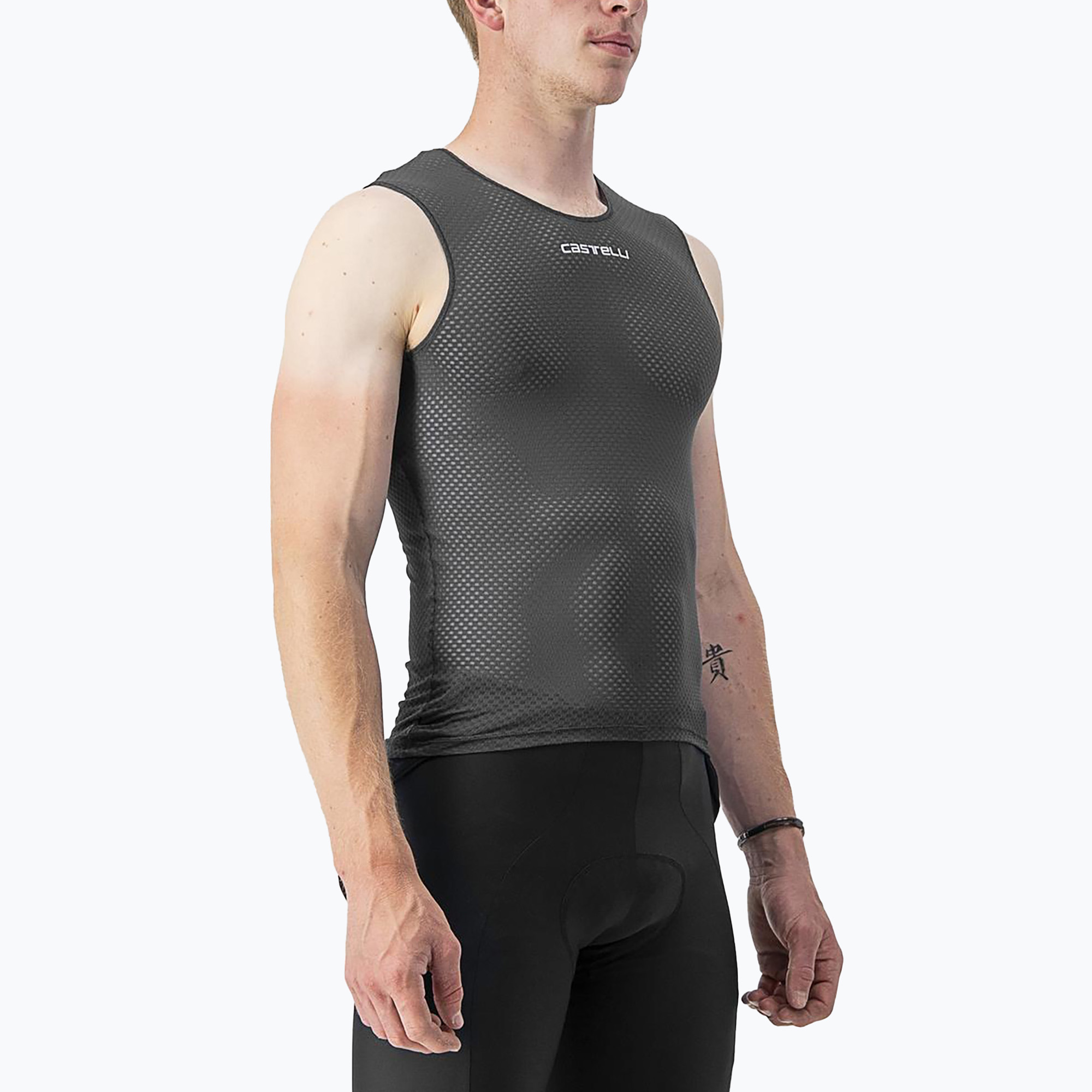 Men's Castelli Pro Mesh 2.0 Sleeveless cycling jersey black (L)