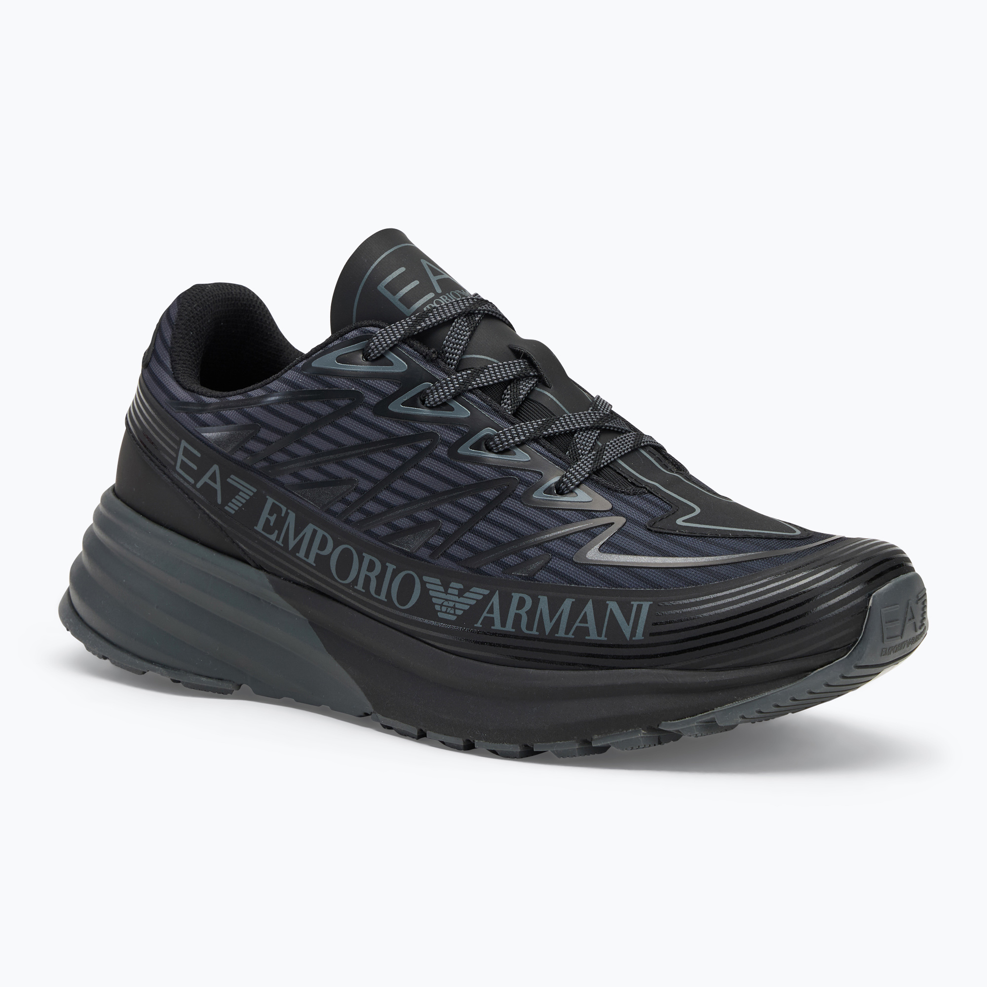 EA7 Emporio Armani Crusher Distance Trail triple black shoes (42 2/3 EU)