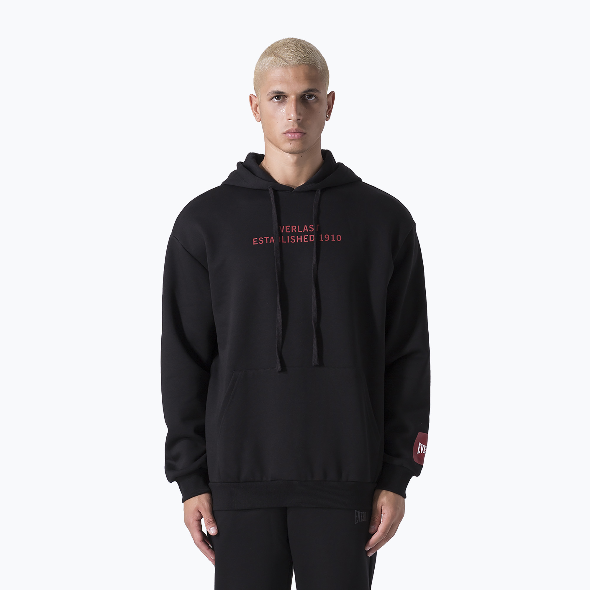 Men's Everlast Streetwear Hoodie black/red (L)