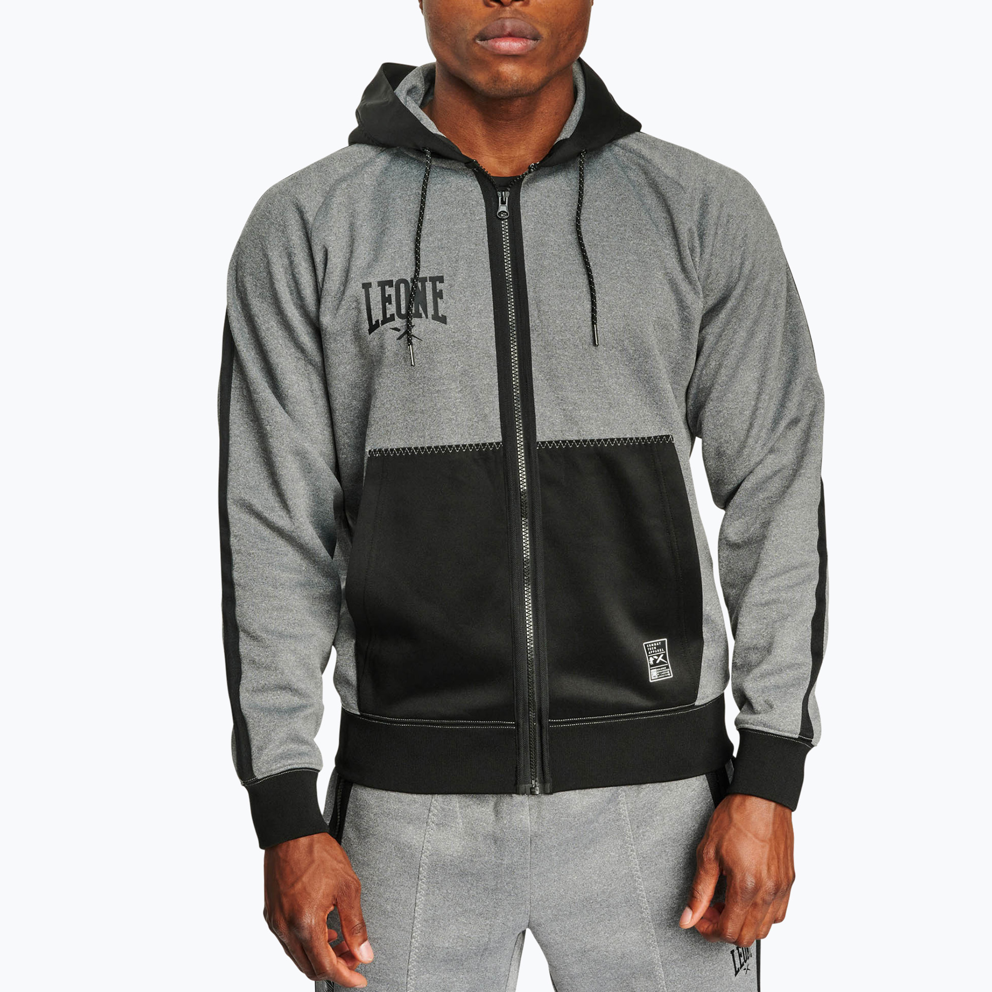 Training sweatshirt LEONE 1947 Melange slate grey (XXL)