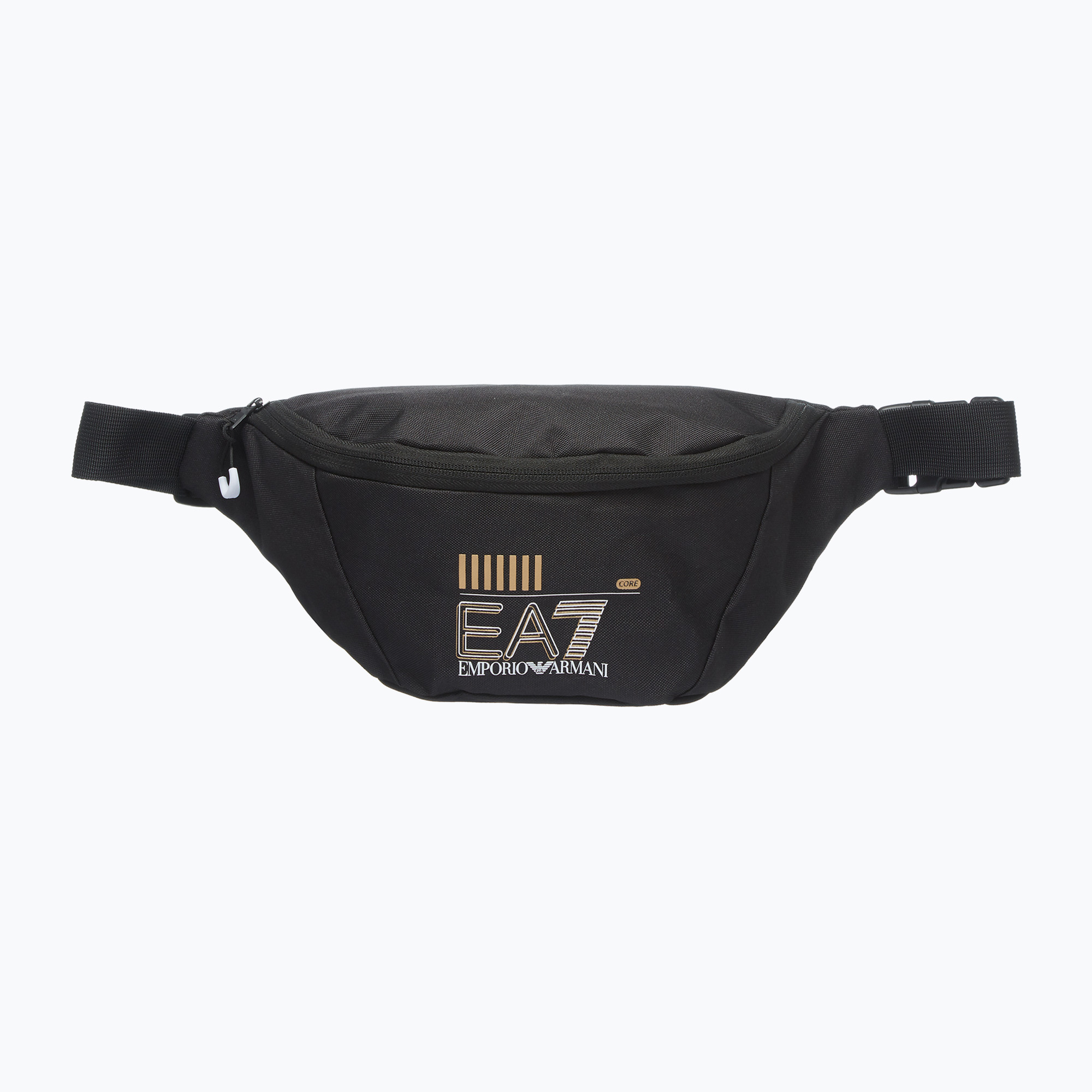 EA7 Emporio Armani Train Core 2.5 l black/gold logo waistbag (2.5 l)