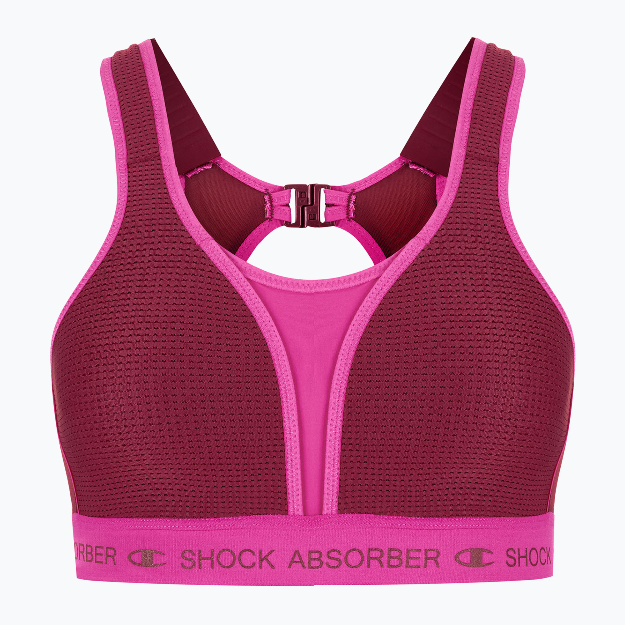 Shock Absorber Ultimate Run Bra Padded tibetan red training bra (80F)