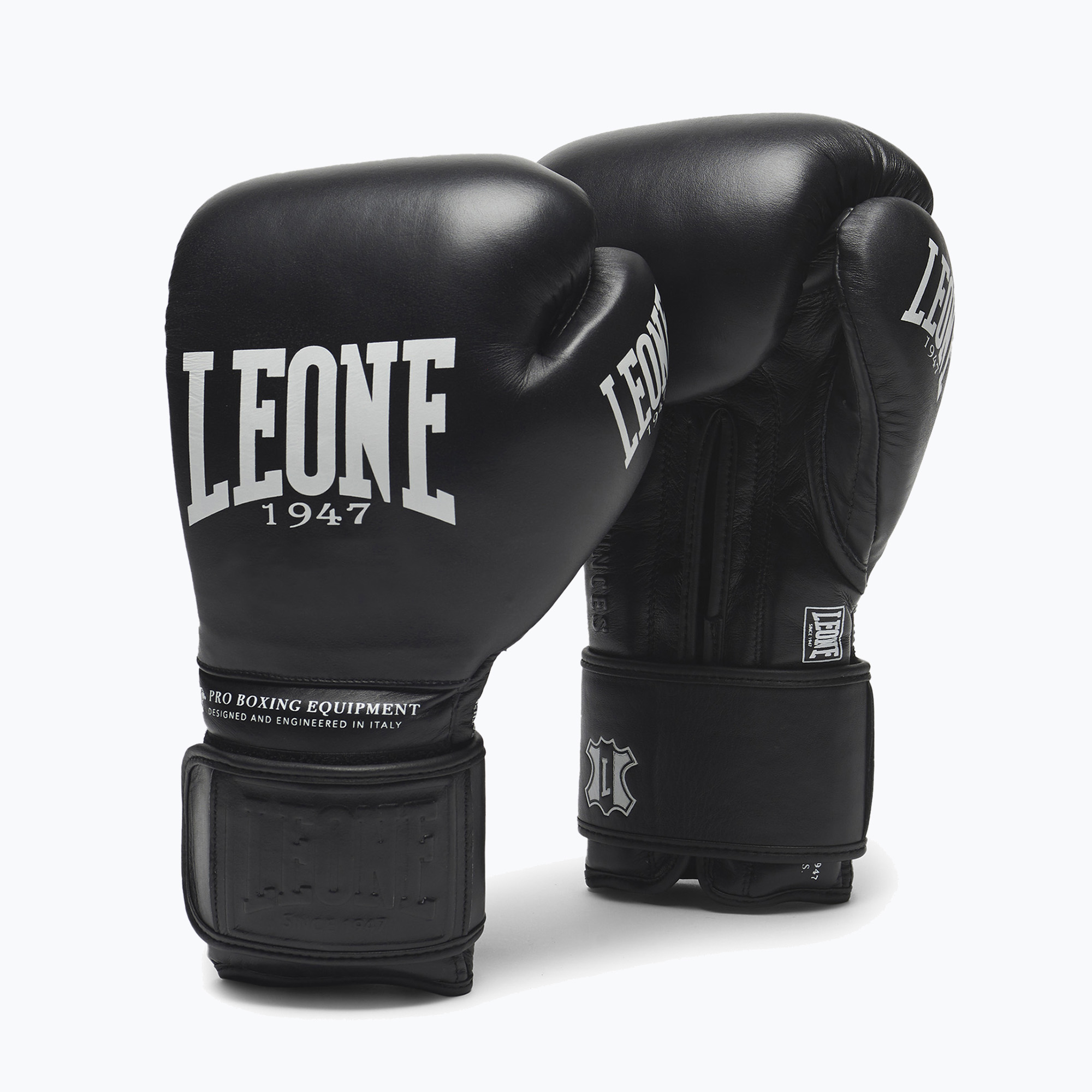 LEONE boxing gloves 1947 The Greatest black (12 oz)
