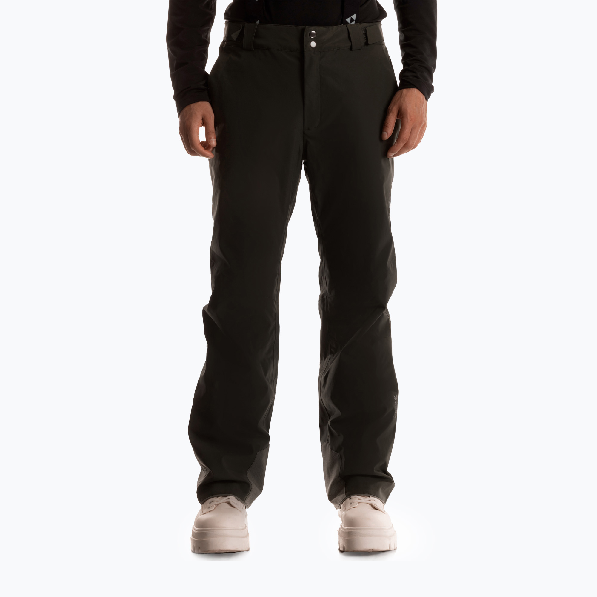 Men's ski trousers Fischer Premier Full Zip black (XL)