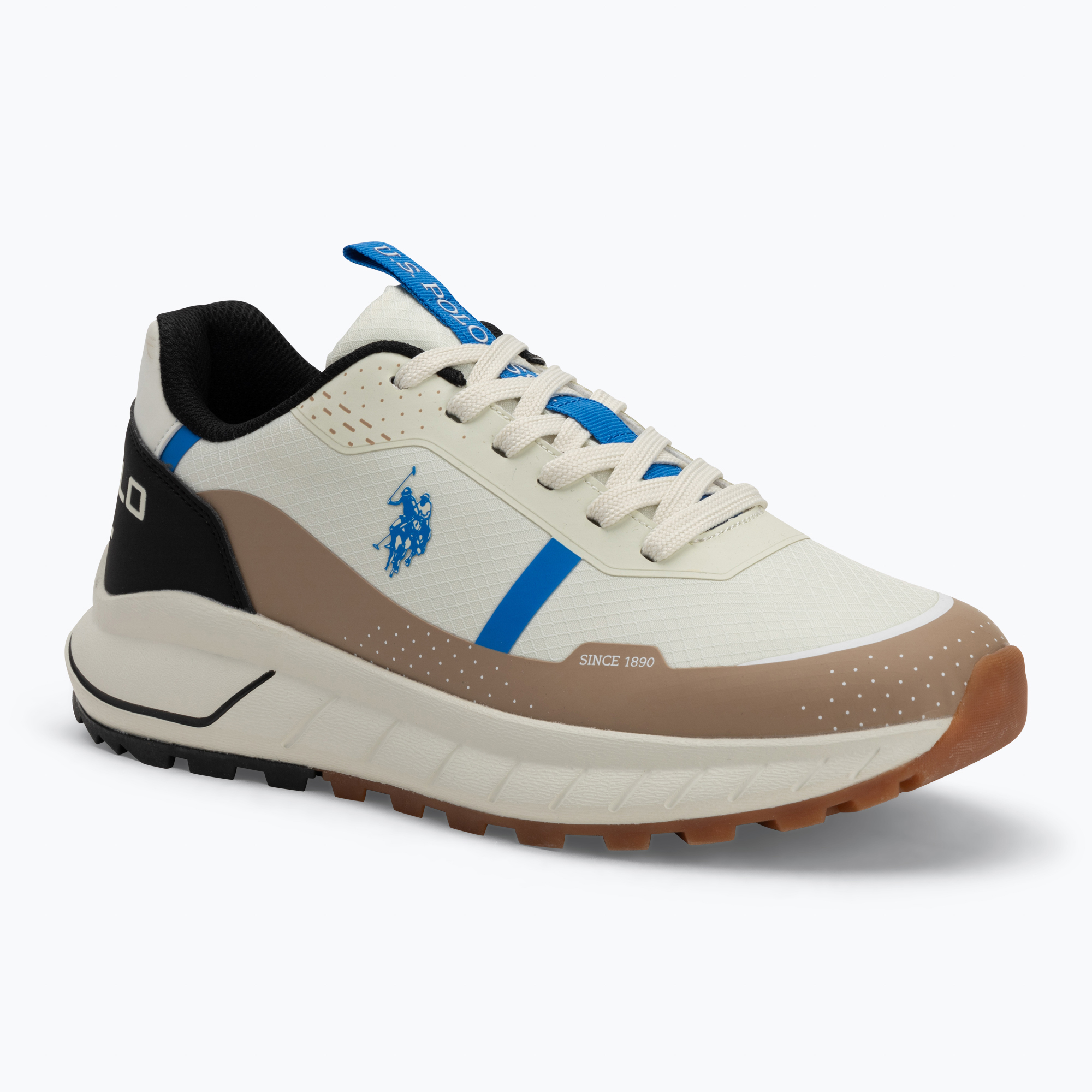 Men's shoes U.S. Polo Assn. SETH012 beige/white (45 EU)