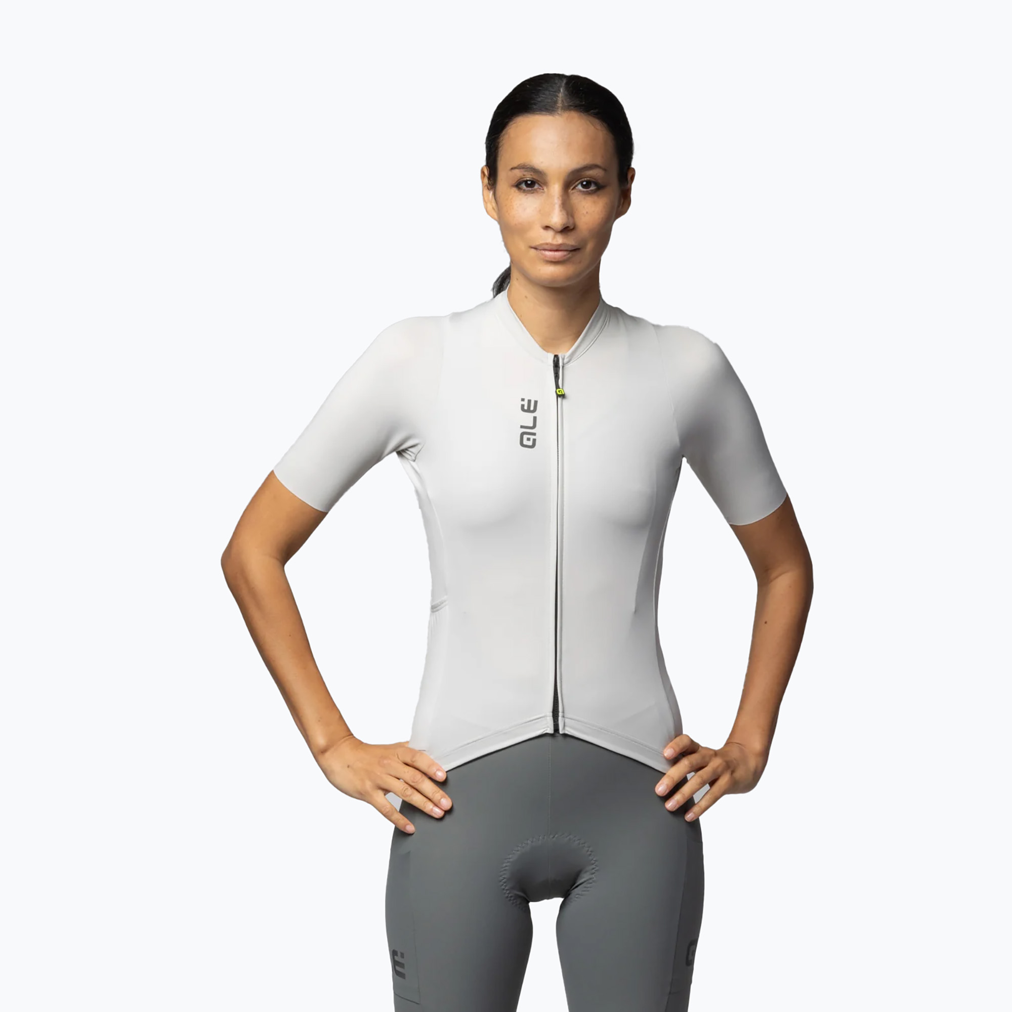 Women's cycling jersey Alé Color Block Off Road stone (M)