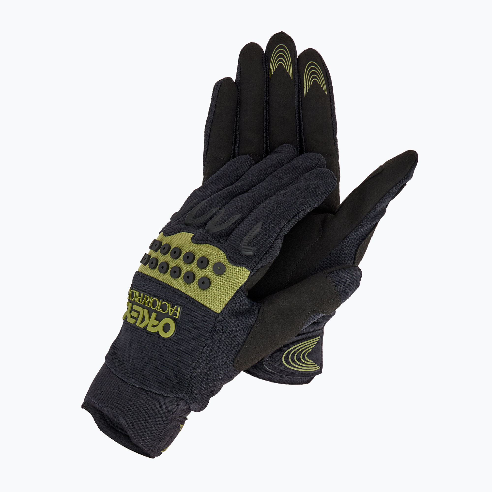 Oakley Switchback MTB Glove 2.0 black/fern cycling gloves (L)