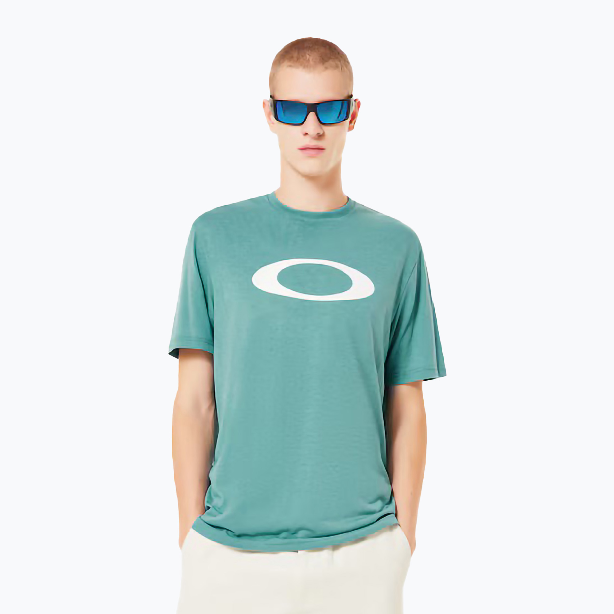 Men's Oakley O-Bold Ellipse dark pacific T-shirt (XL)