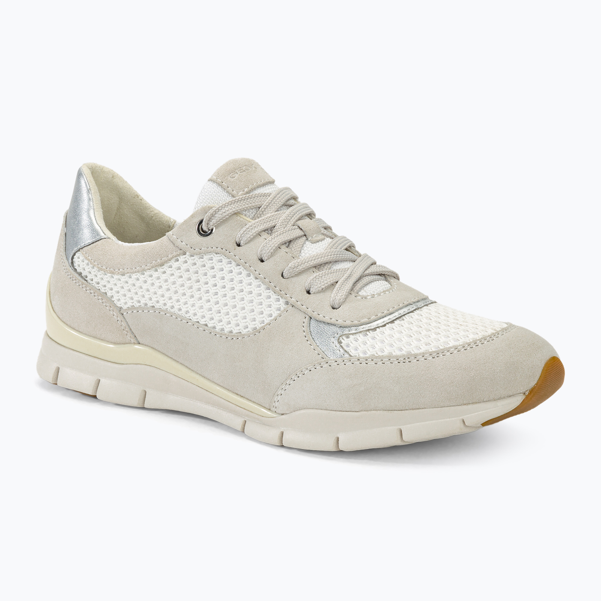 Geox women's shoes Sukie off white/white (39 EU)