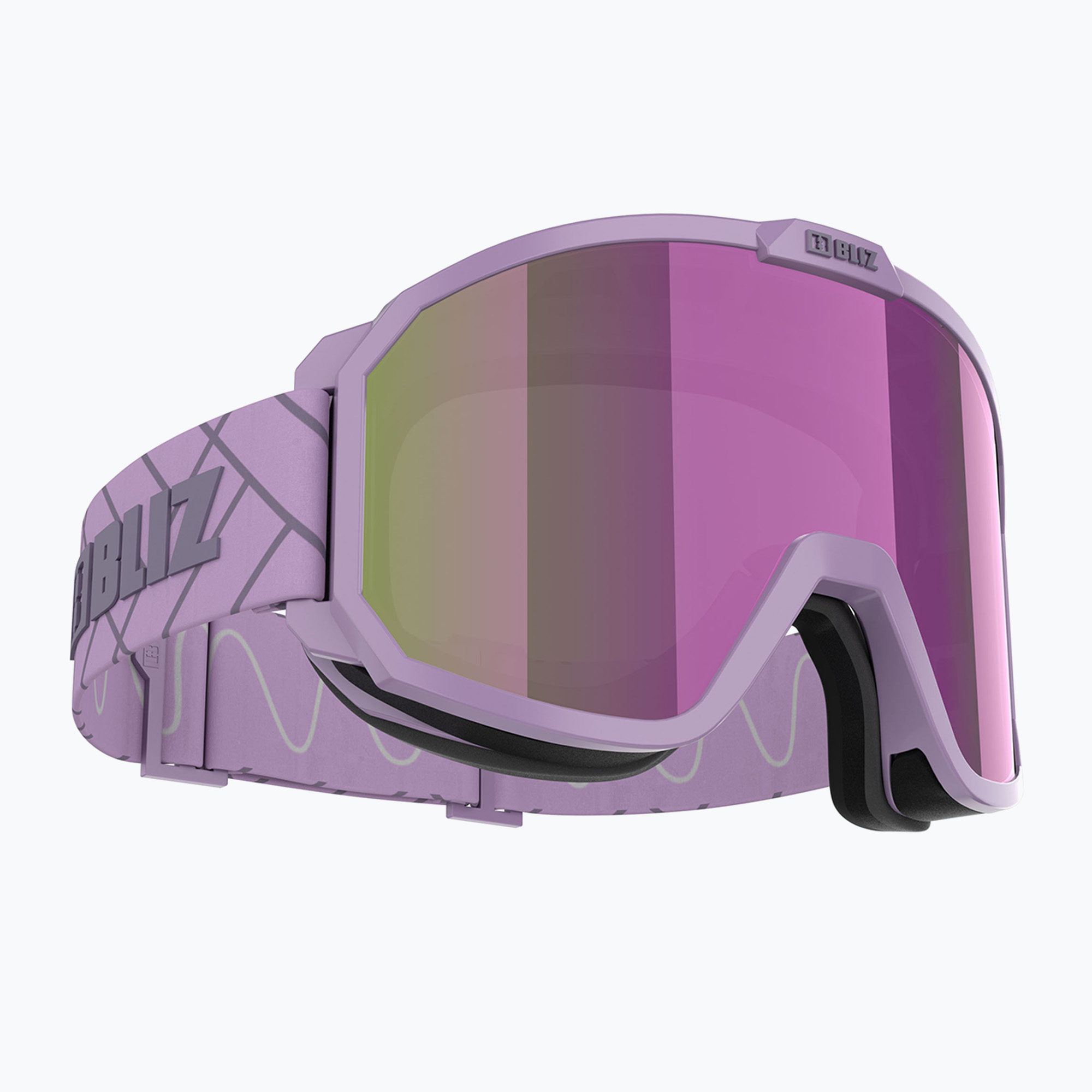 Bliz Rave matt purple/brown purple ski goggles