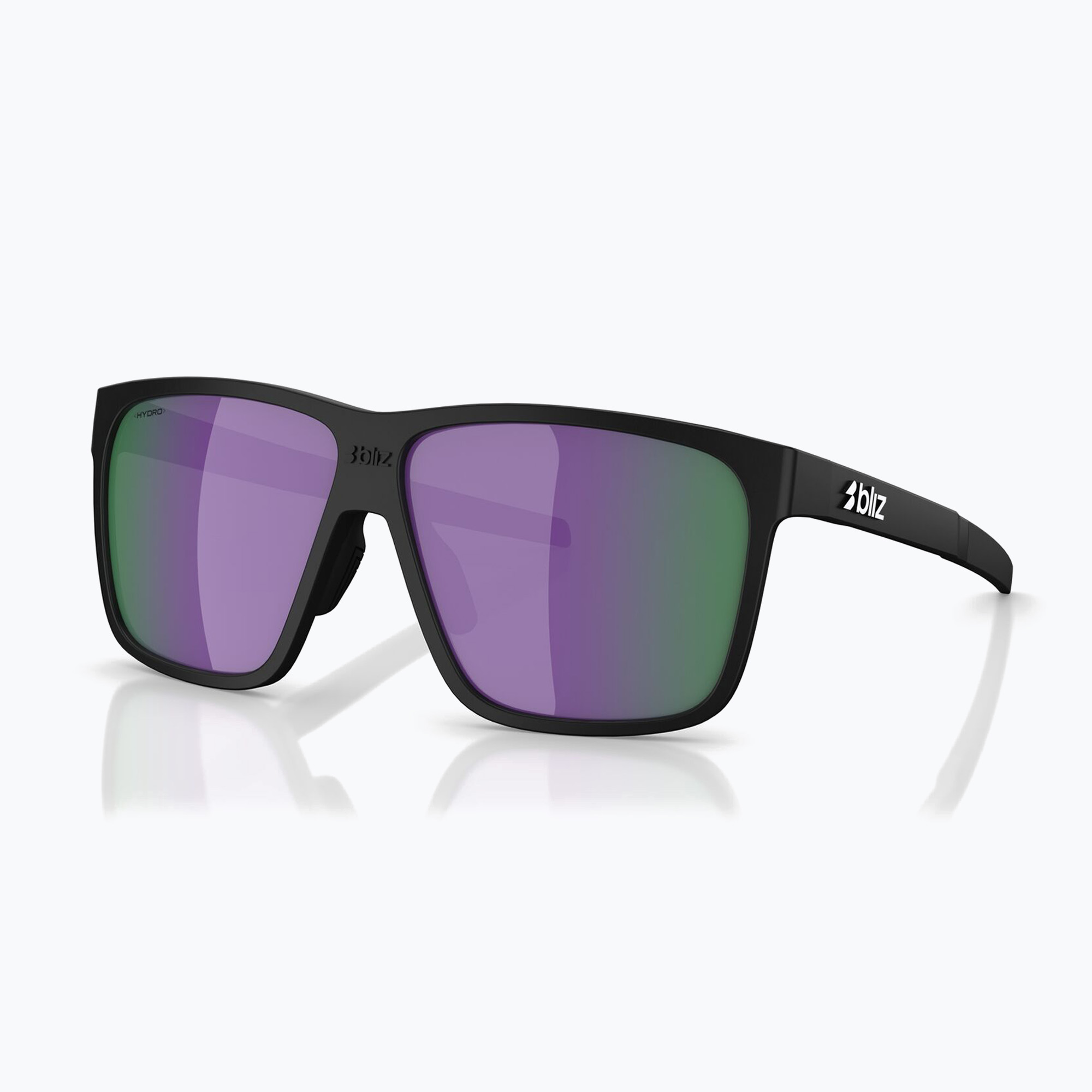 Bliz A001 matte black/brown purple multi sunglasses (701704)