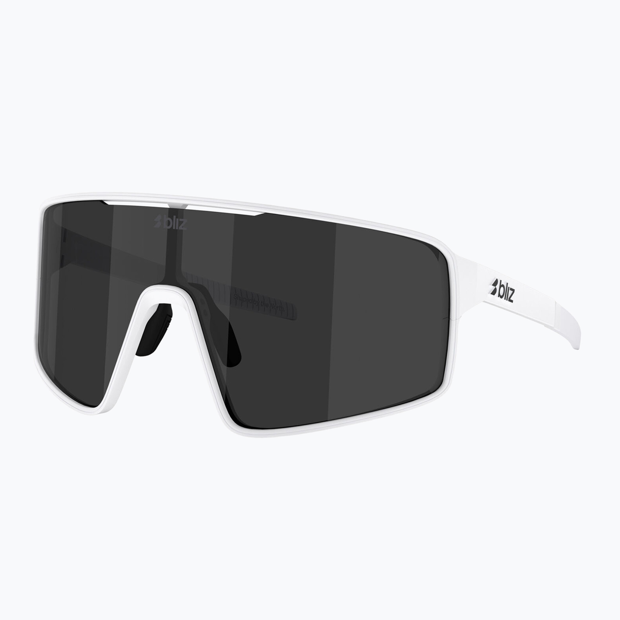 Bliz P001S matte white/smoke sunglasses