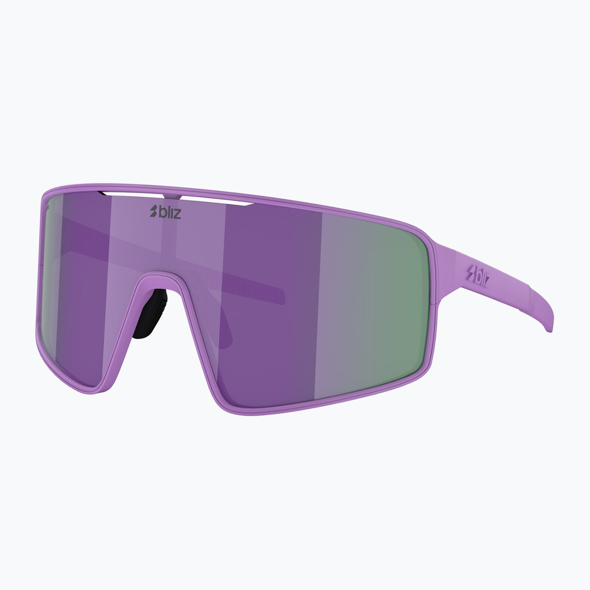 Bliz P001S matte purple/grey purple mirror sunglasses