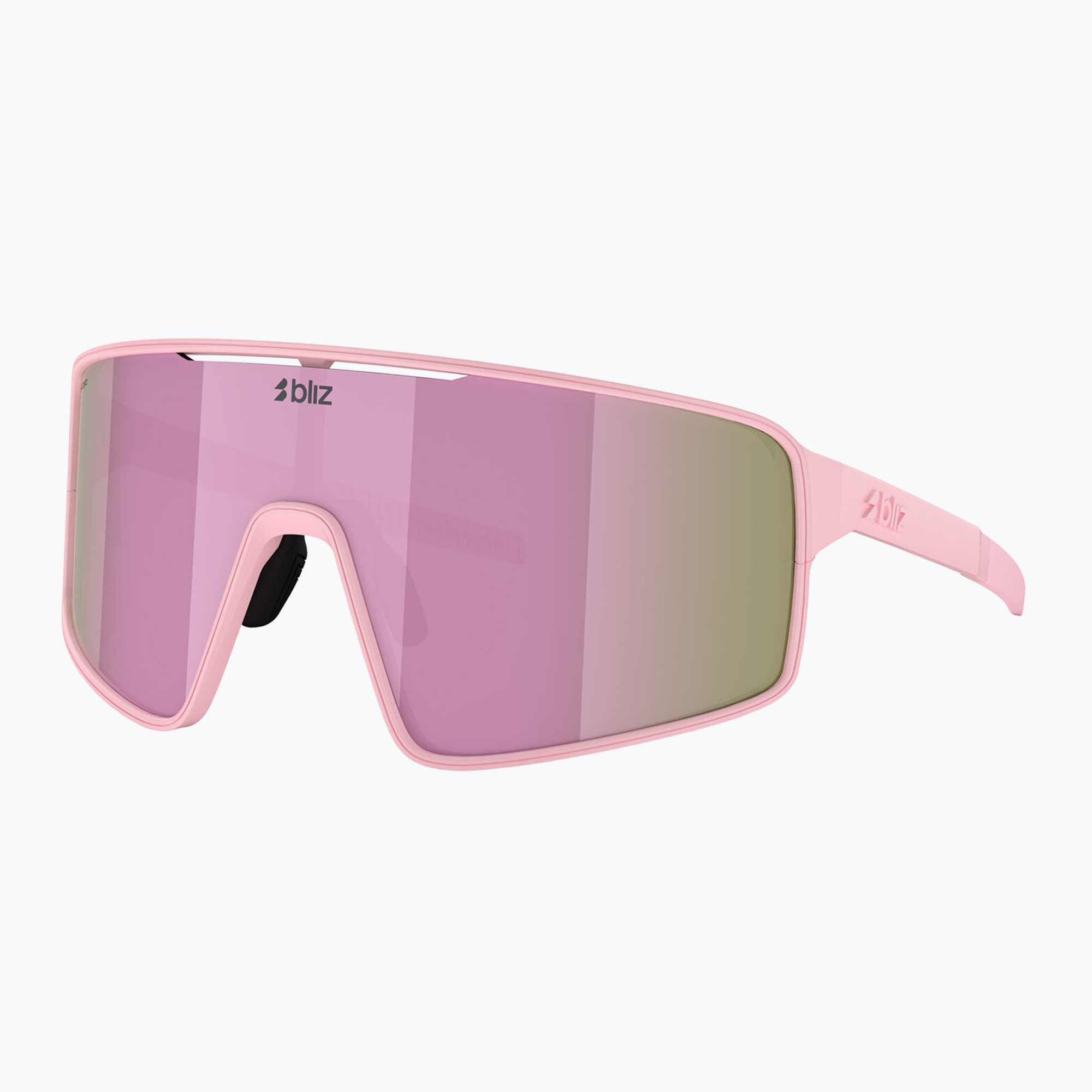 Bliz P001S matte powder pink/brown rosé multi sunglasses