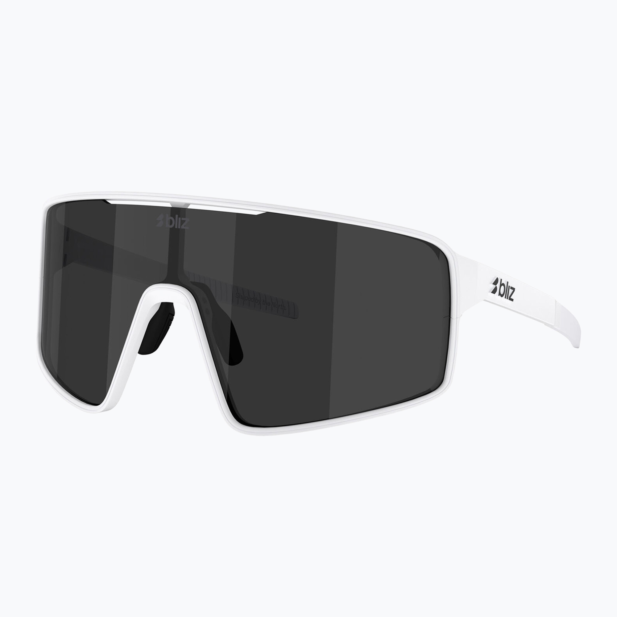 Bliz P001 matte white/smoke sunglasses