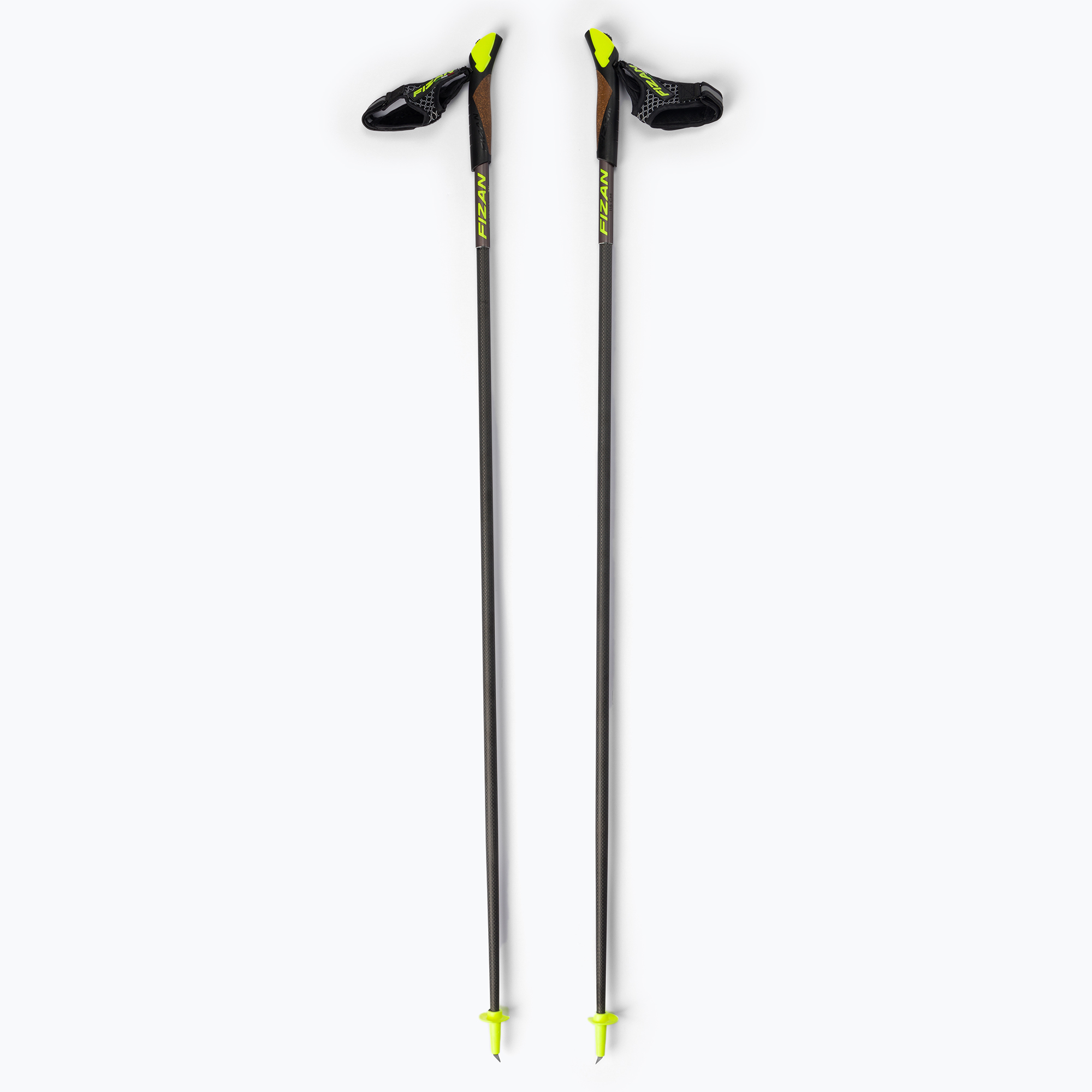 Fizan Carbon 3K nordic walking poles grey S22 CA08 (125 cm)