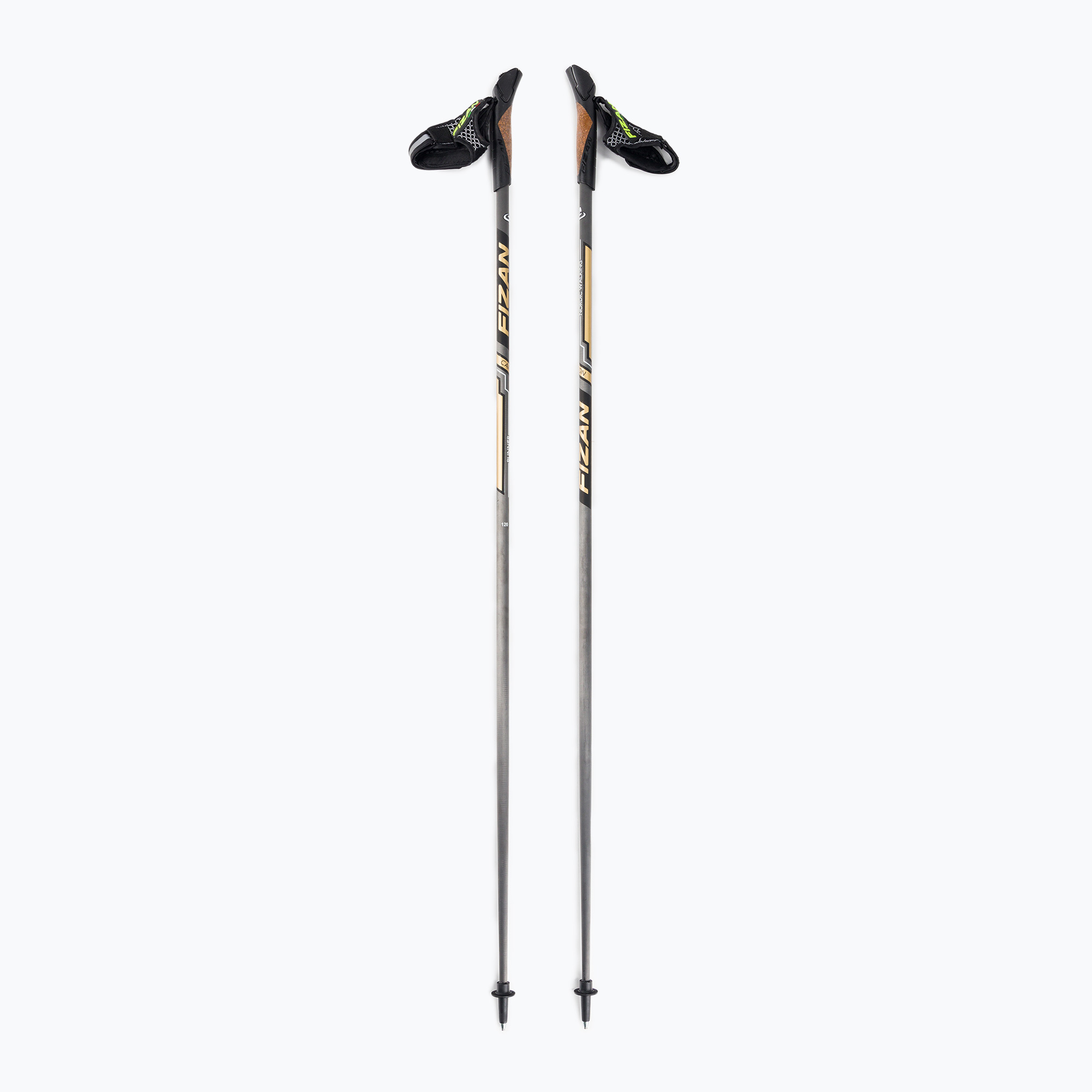 Nordic walking poles Fizan Runner gold (110 cm)