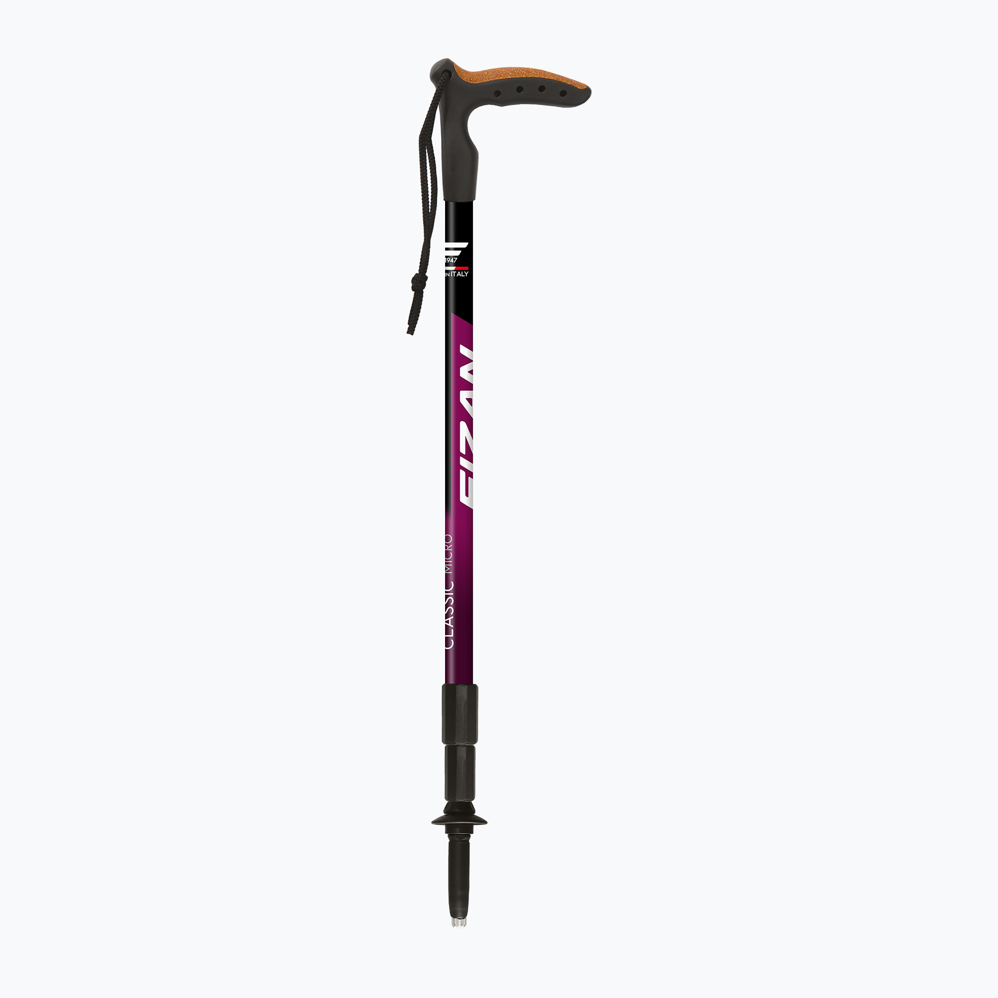 Fizan Classic Micro magenta Nordic walking stick