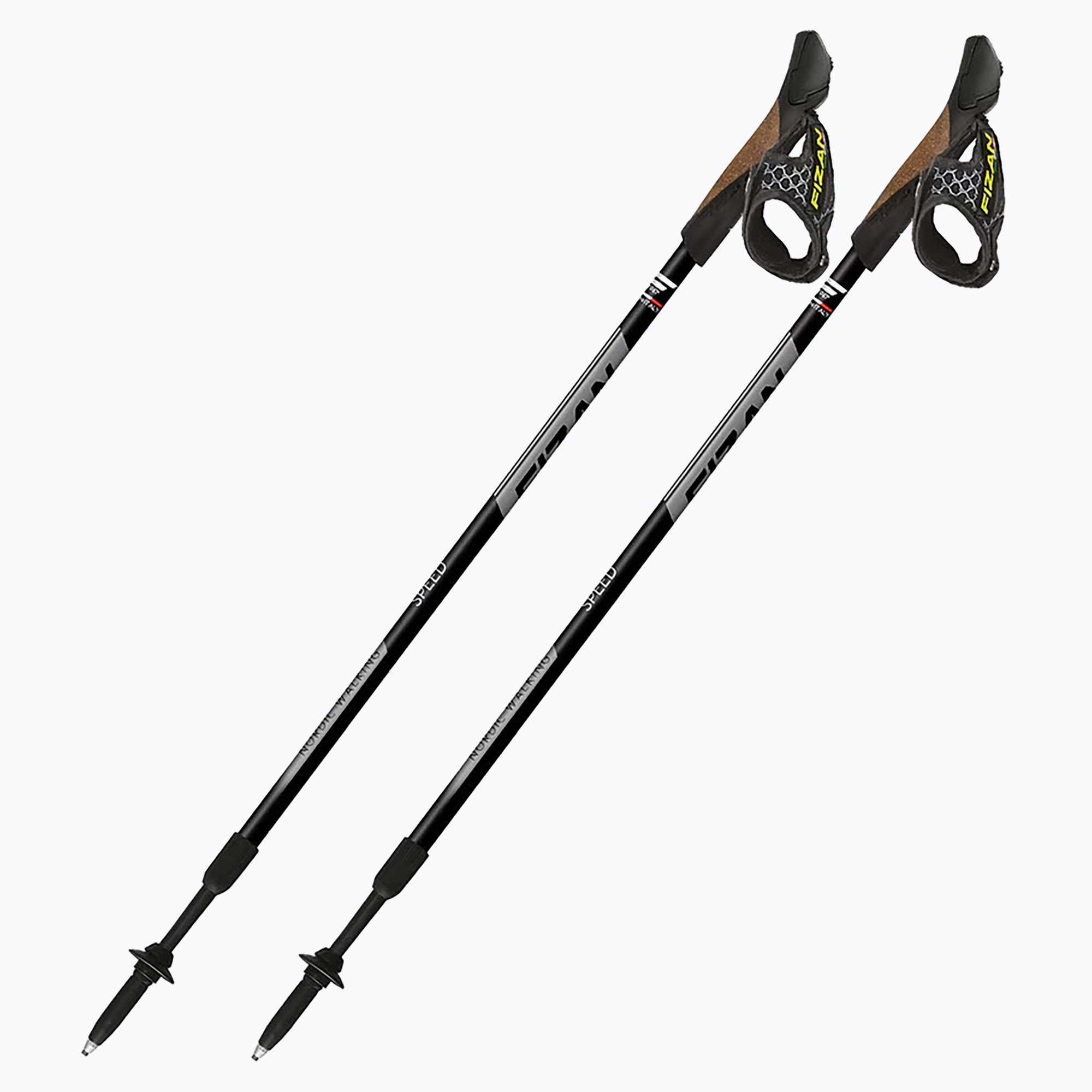 Fizan Speed black Nordic walking poles (75-125 cm)