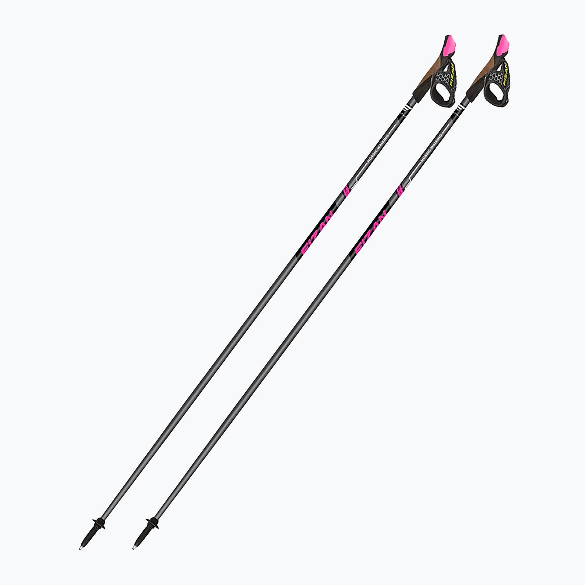 Nordic walking poles Fizan Runner pink (120 cm)