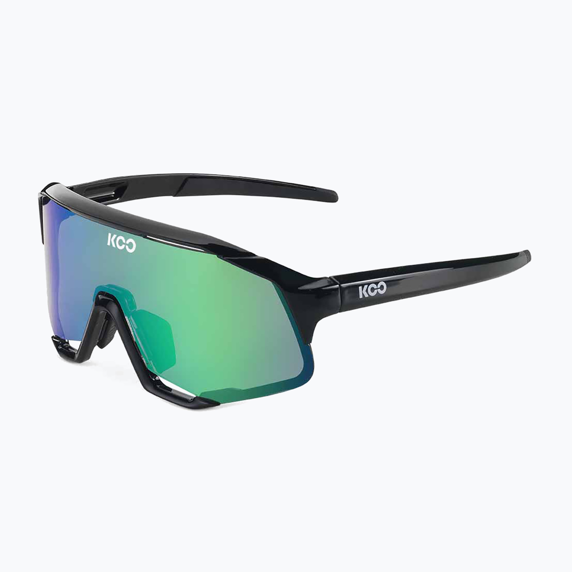 Koo Demos black/green mirror sunglasses