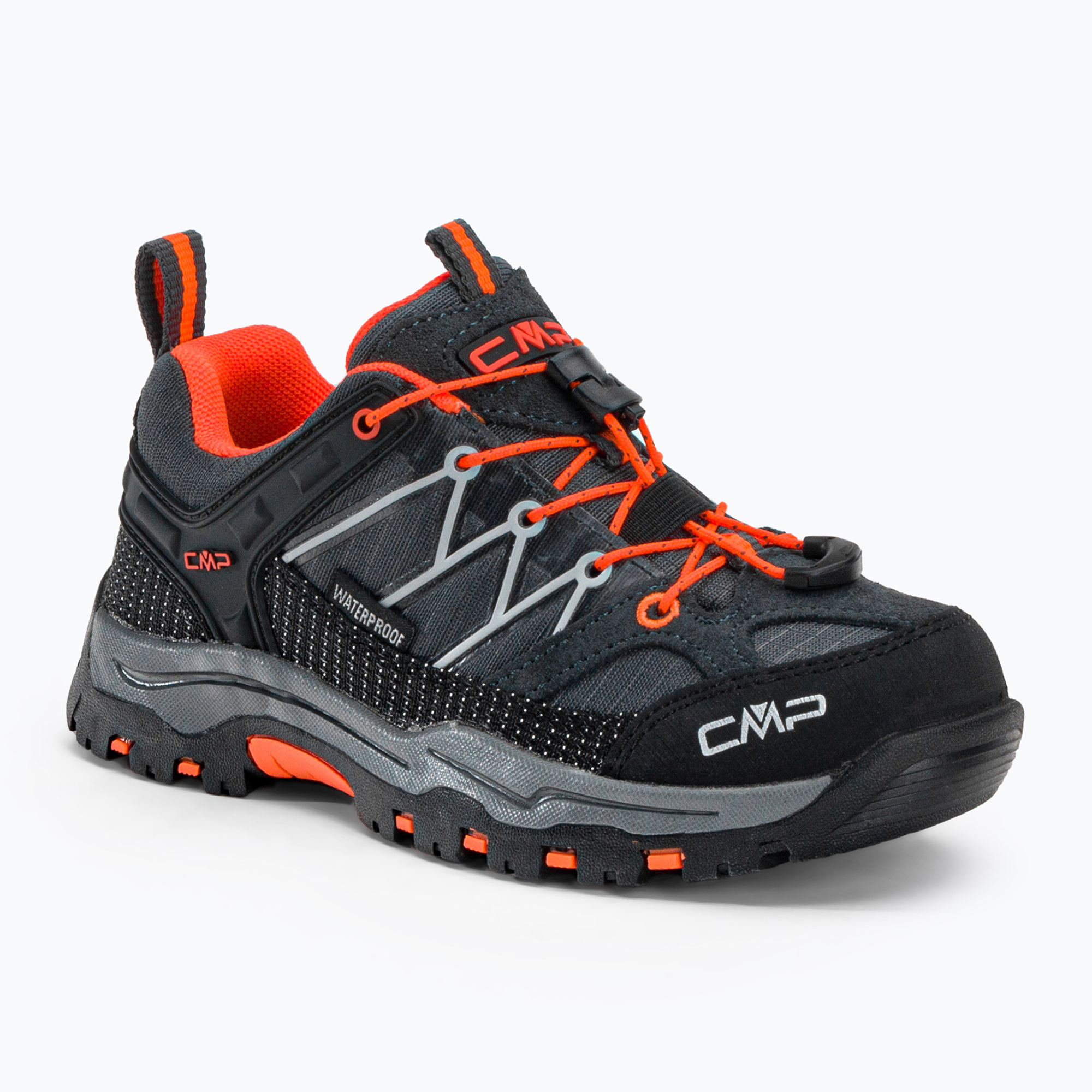 CMP children's trekking boots Rigel Low Wp antracite/flash orange (29 EU)